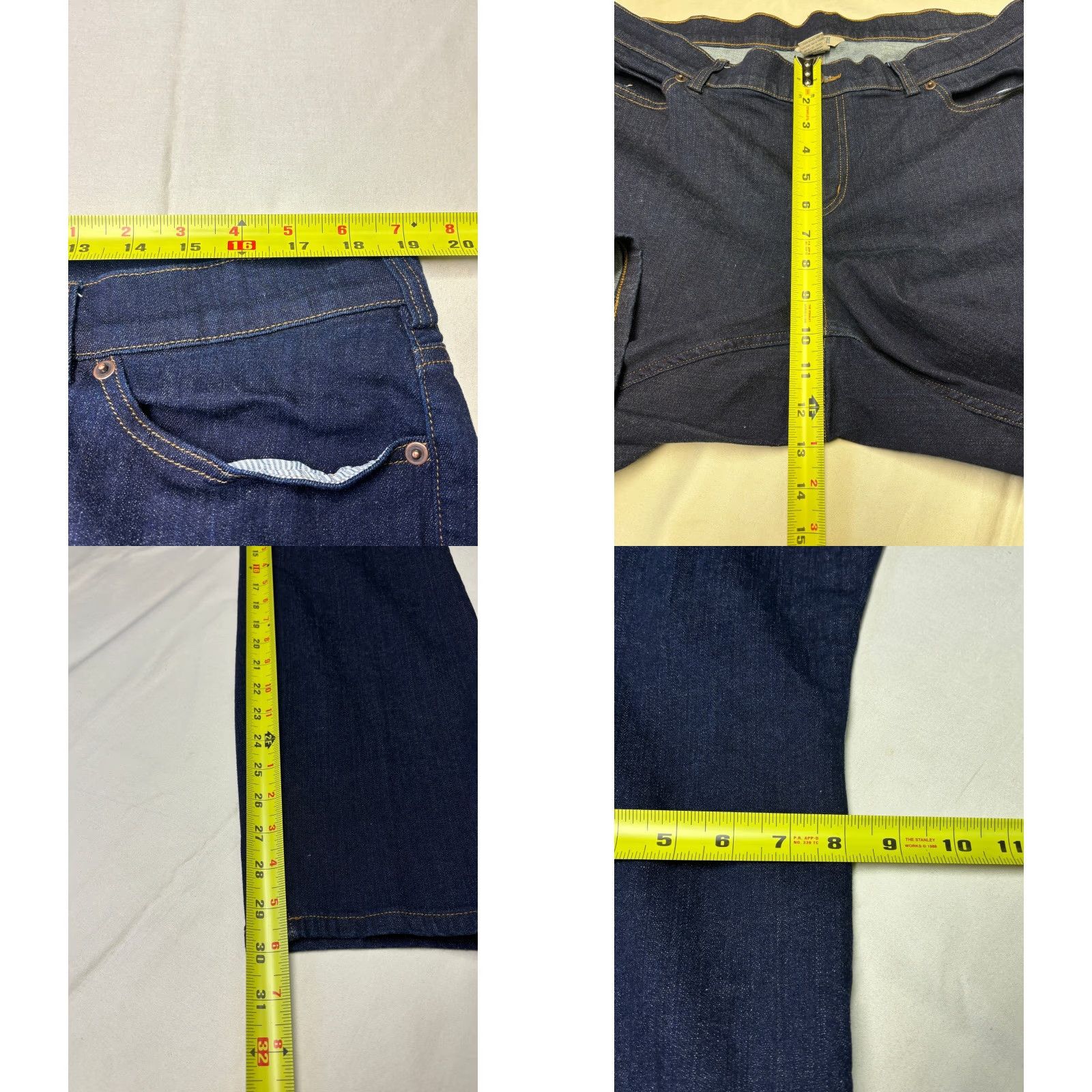 Duluth Trading Company Duluth Trading Co Jeans Dark Wash Bootcut Denim Stretch Cotton Womens 18W 31in Inseam Slim/Regular Rise Zip Button Pockets Size 40" / US 18 - 8 Thumbnail
