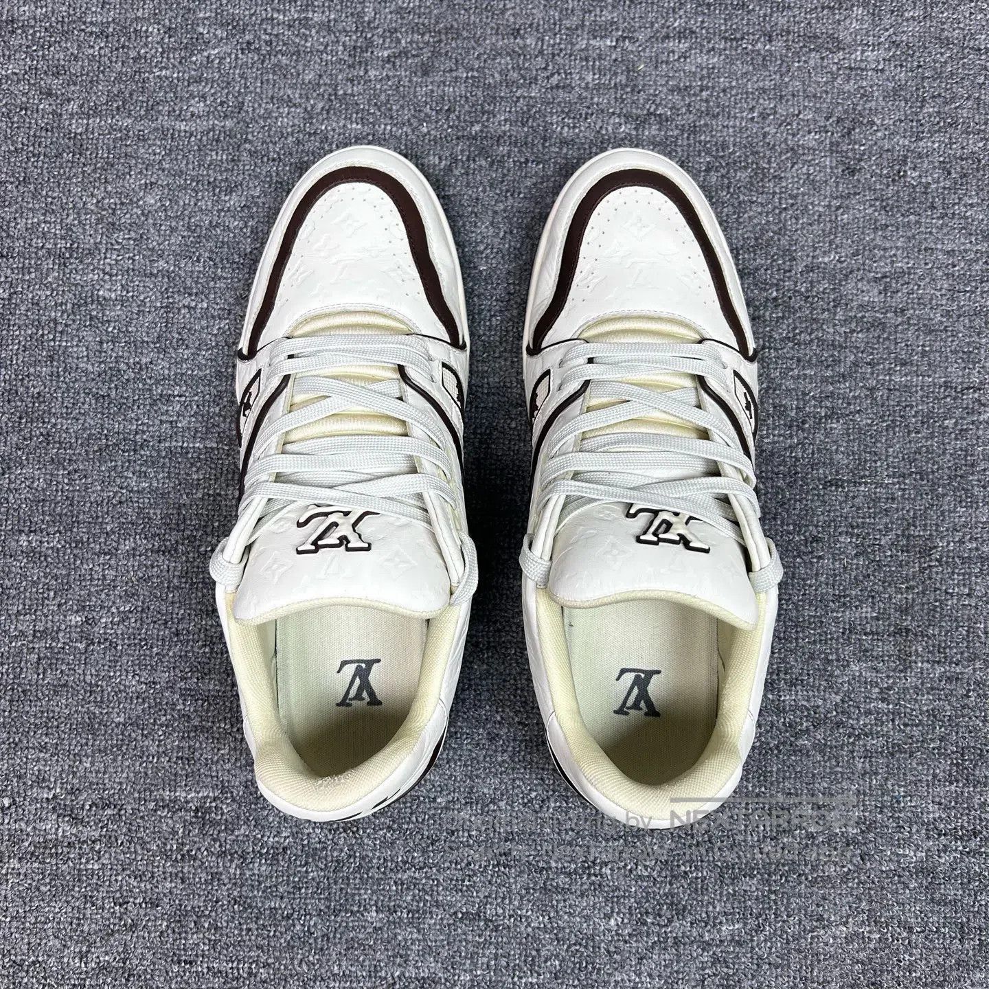 Louis Vuitton Louis Vuitton Beige and Brown Casual Shoes| Size US 9.5 / EU 42-43 - 5 Thumbnail