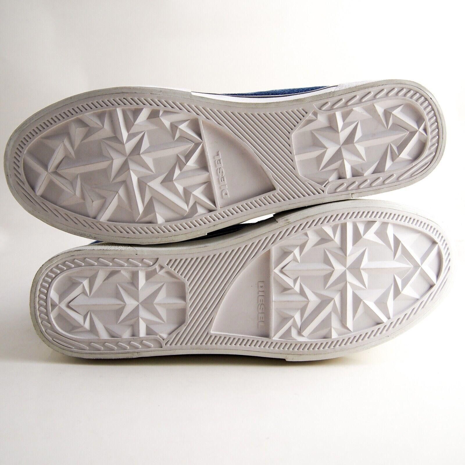 Diesel Diesel Dvelows High Top Sneakers Blue Denim EU 46 US 12.5 Size US 12.5 / EU 45-46 - 8 Thumbnail