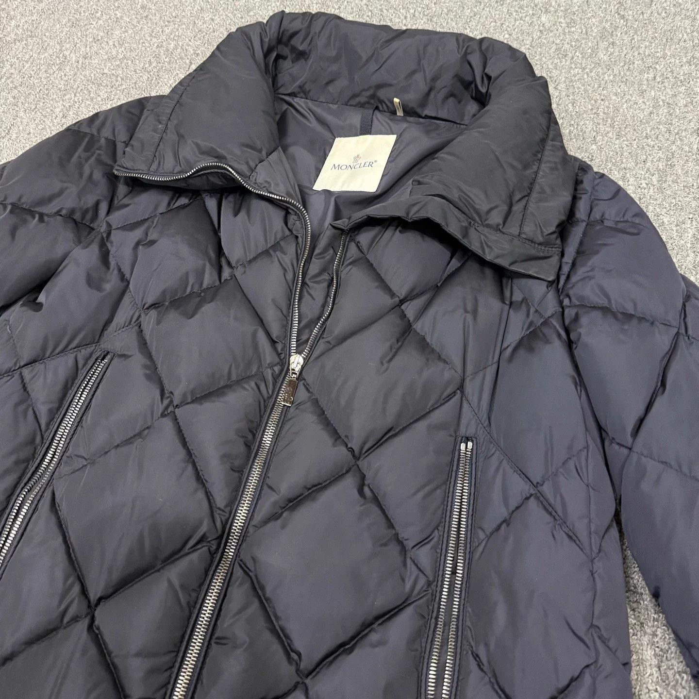 Moncler Moncler Black Quilted Skirted Puffer Coat Size 3 Mint Size L / US 10 / IT 46 - 3 Thumbnail