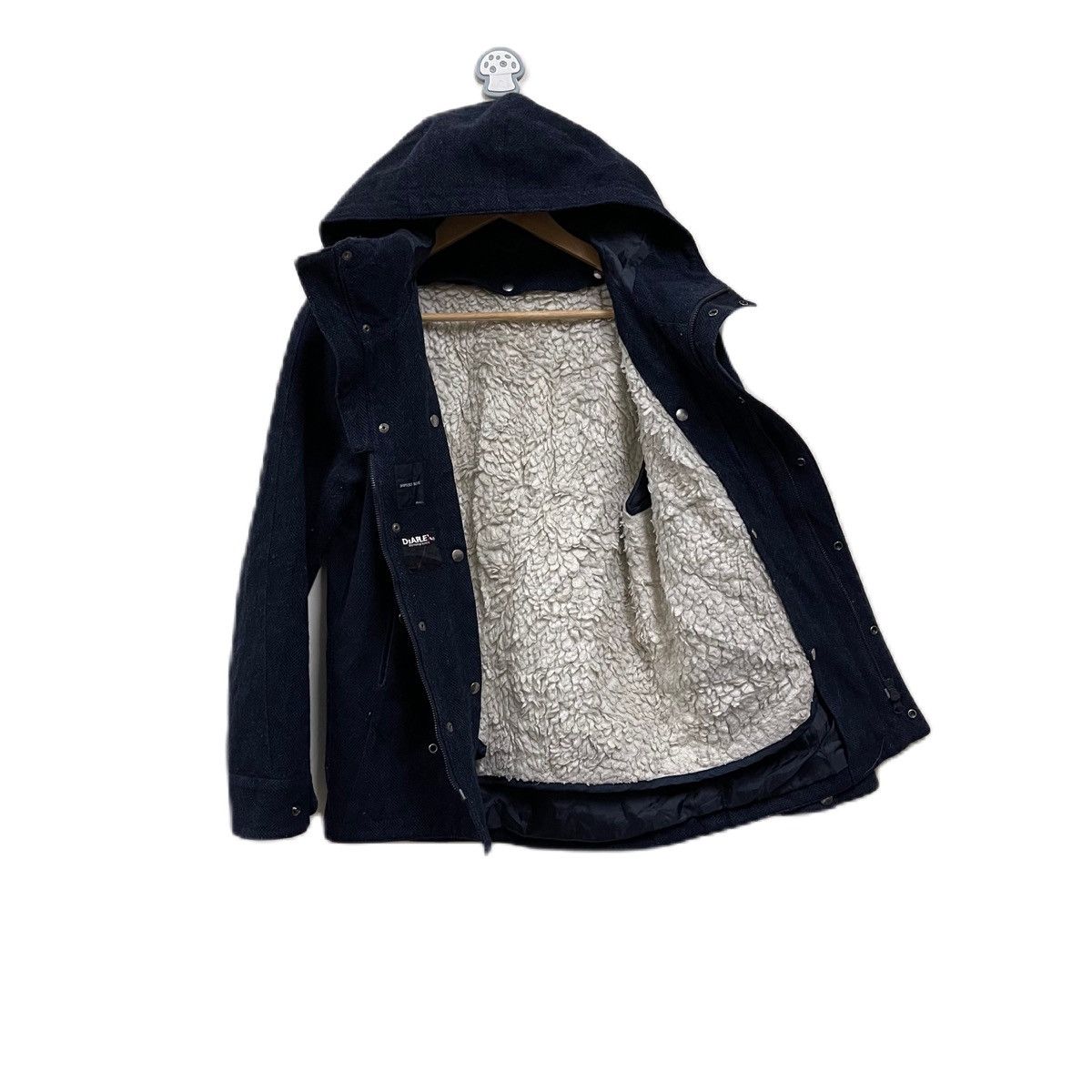 Japanese Brand Ships Jet Blue Diaplex Wool Hoodie Jacket Size US S / EU 44-46 / 1 - 3 Thumbnail