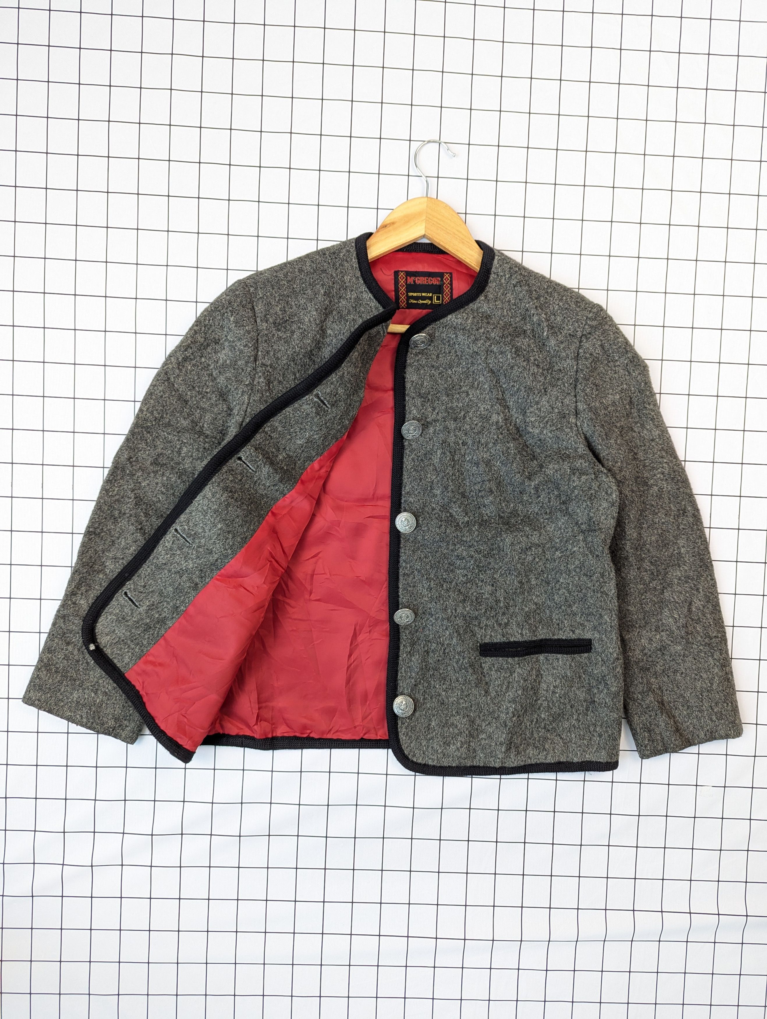 Japanese Brand × McGregor × Vintage Vintage Mc Gregor Wool Button Ups Jacket Size L / US 10 / IT 46 - 8 Thumbnail