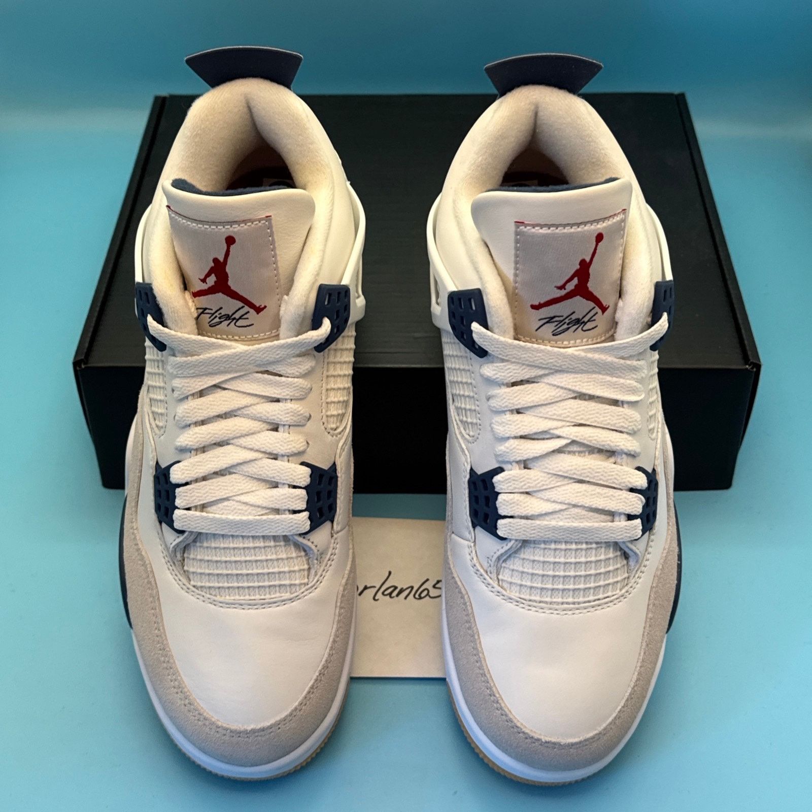 Nike Jordan 4 Retro SB 2025 Navy m8 w9.5 Size US 8 / EU 41 - 6 Thumbnail