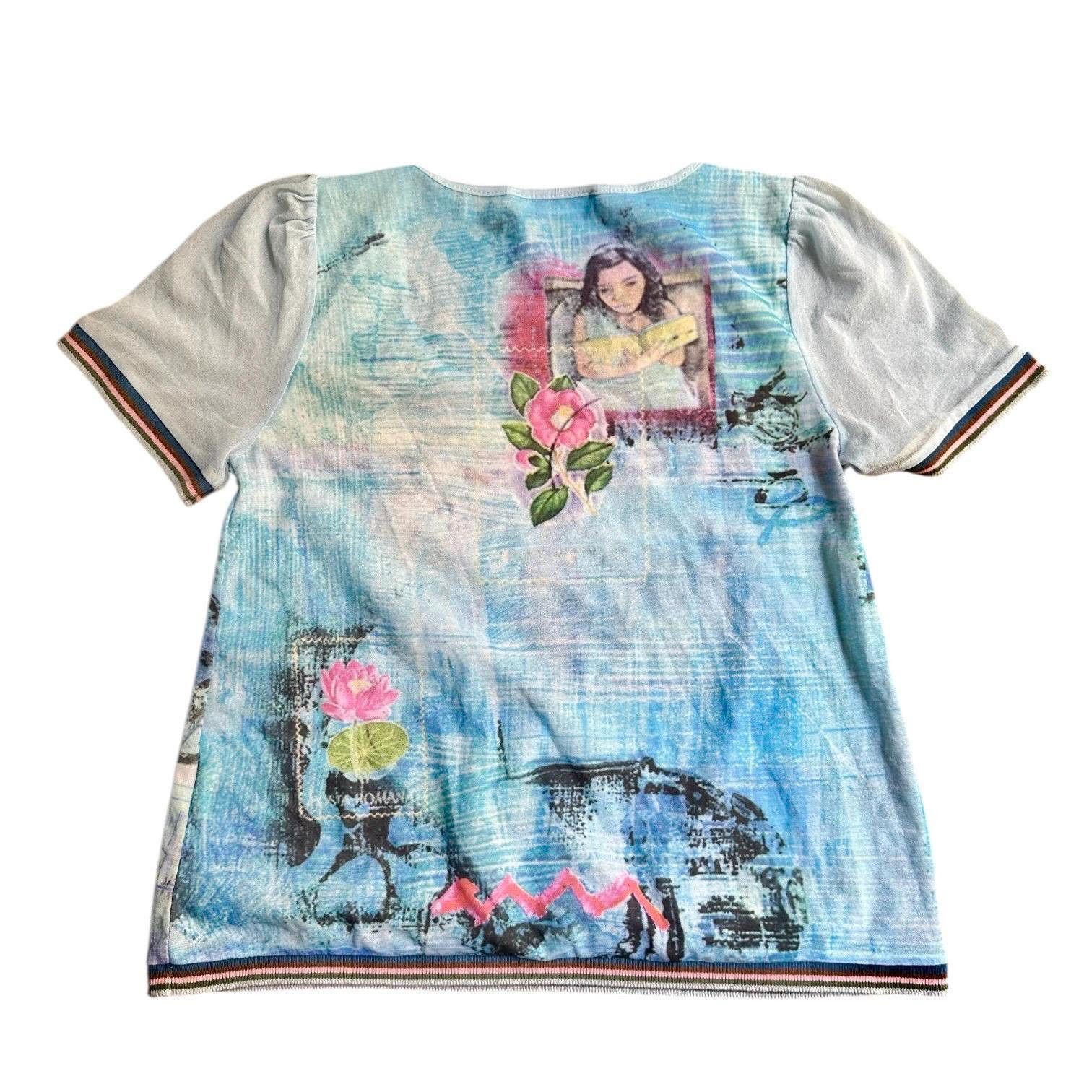 Cop Copine The Cop Copine Hawaii Meshtop Tee Size ONE SIZE - 3 Thumbnail