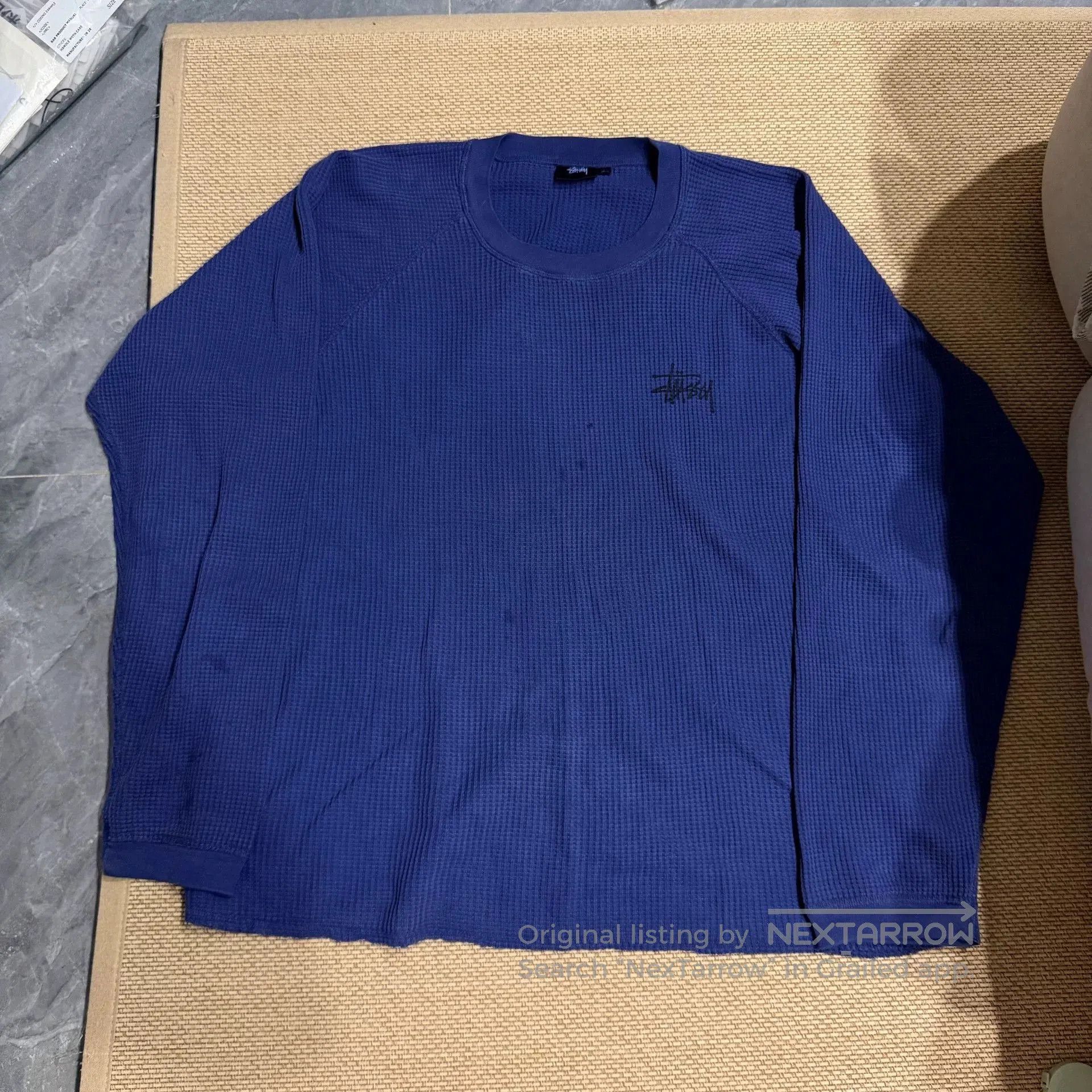 Stussy Stussy Waffle Long Sleeve Shirt. Size US XL / EU 56 / 4 - 1 Thumbnail