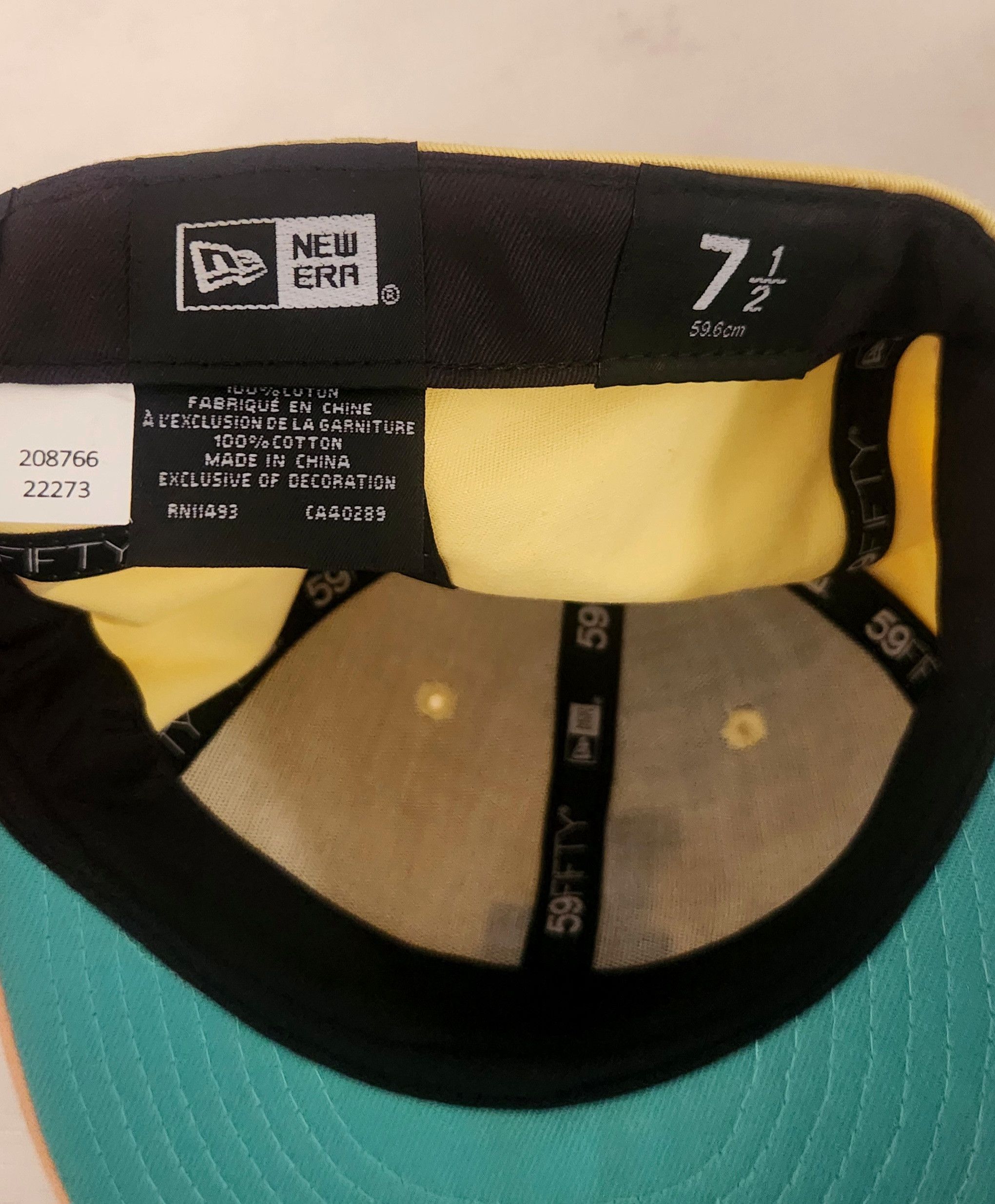 Cooperstown Collection × New Era New Era 59Fifty Hat Cap LA Dodgers MLB Pastel multicolor Size ONE SIZE - 9 Thumbnail