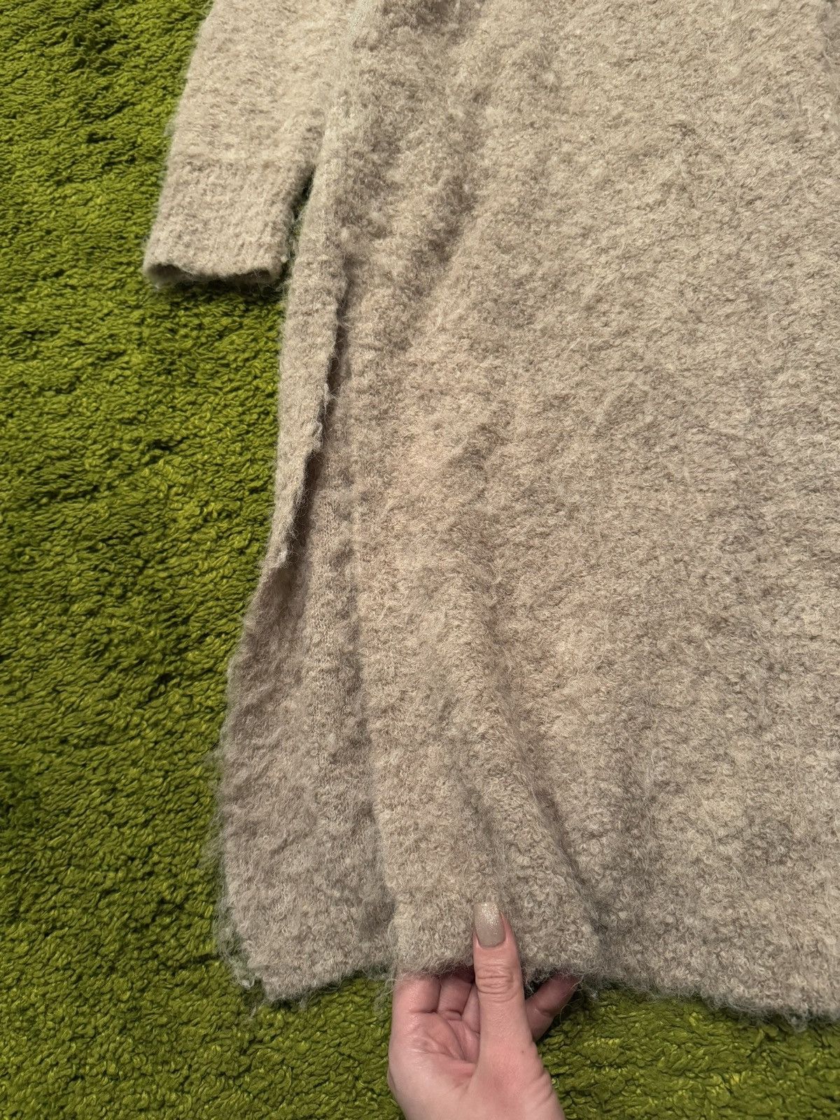 Hysteric Glamour × Japanese Brand C.T. plage avant garde fuzzy alpaca blend hooded cardigan Size S / US 4 / IT 40 - 3 Thumbnail
