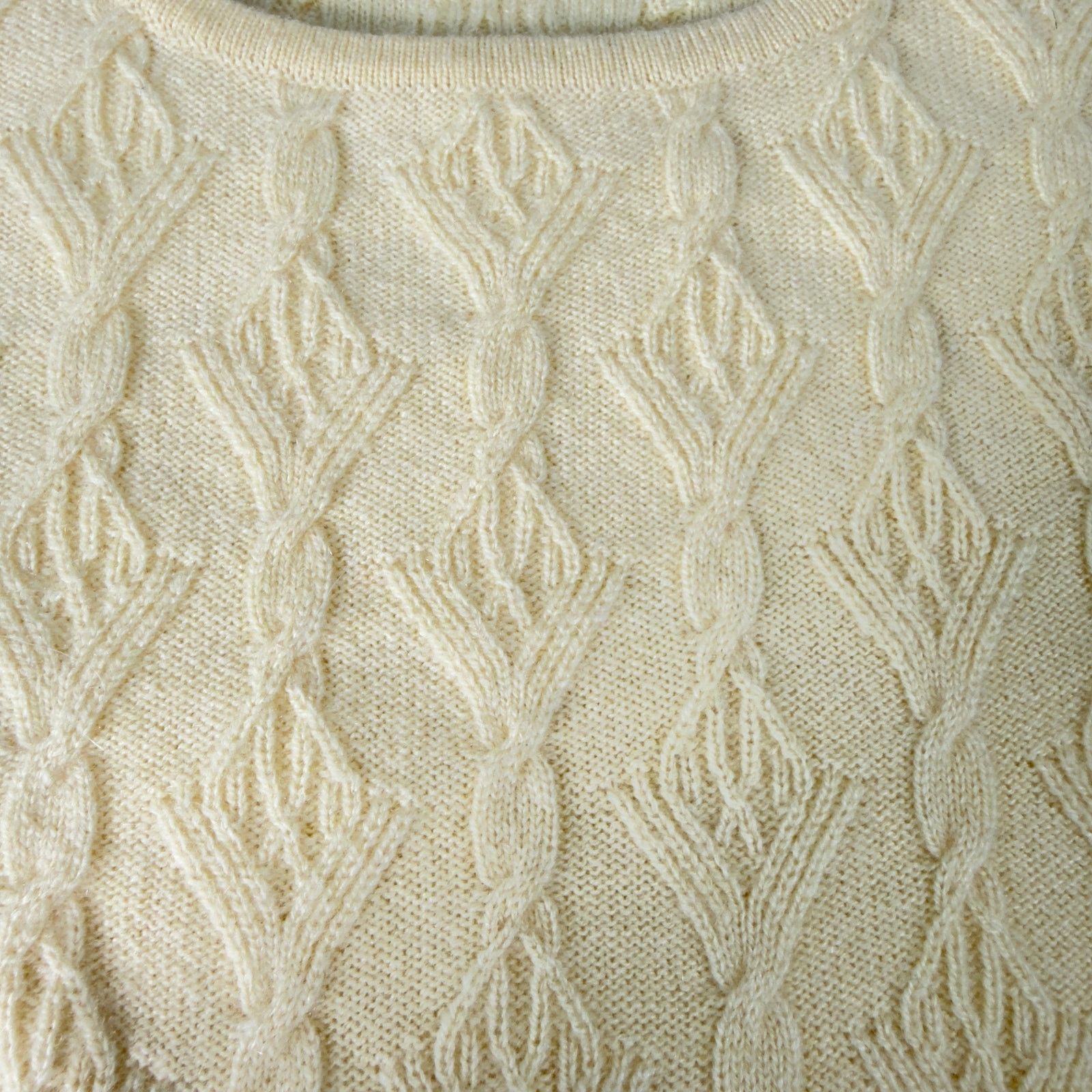 Talbots Talbots Petite 100% Cashmere Yellow Cable Knit Sweater Sz P Size ONE SIZE - 10 Thumbnail