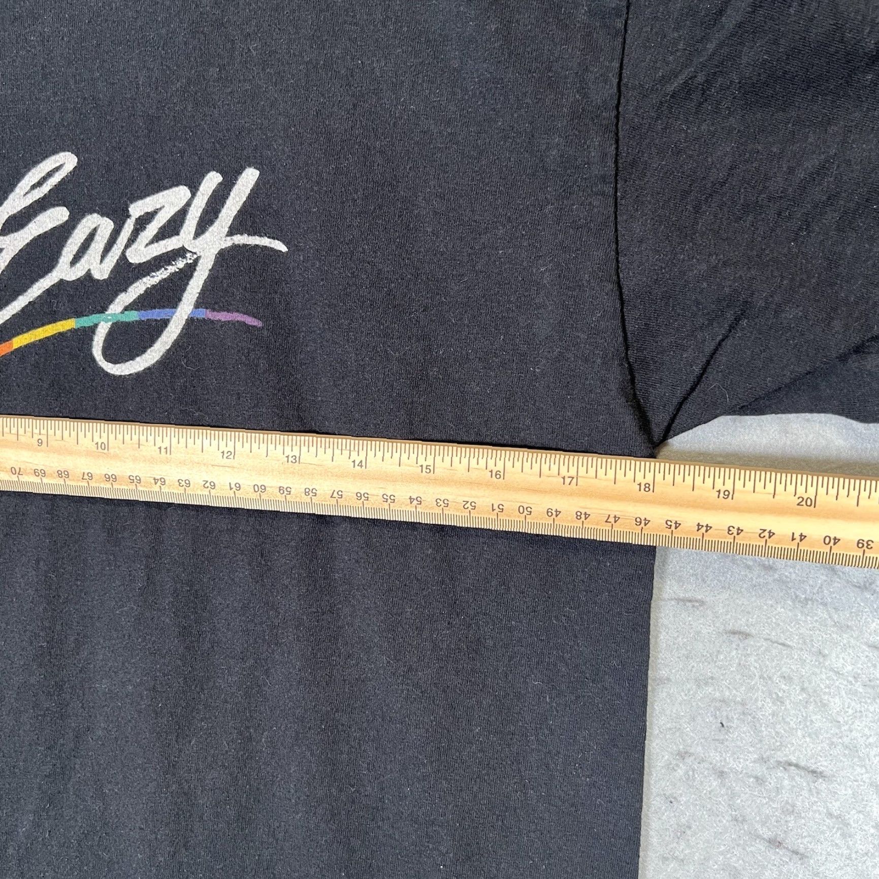 Vintage G Easy Promo Shirt Adult Medium Black Music Mens T-Shirt Short Sleeve Crew Neck Solid Graphic Print Vintage No Size US M / EU 48-50 / 2 - 2 Thumbnail
