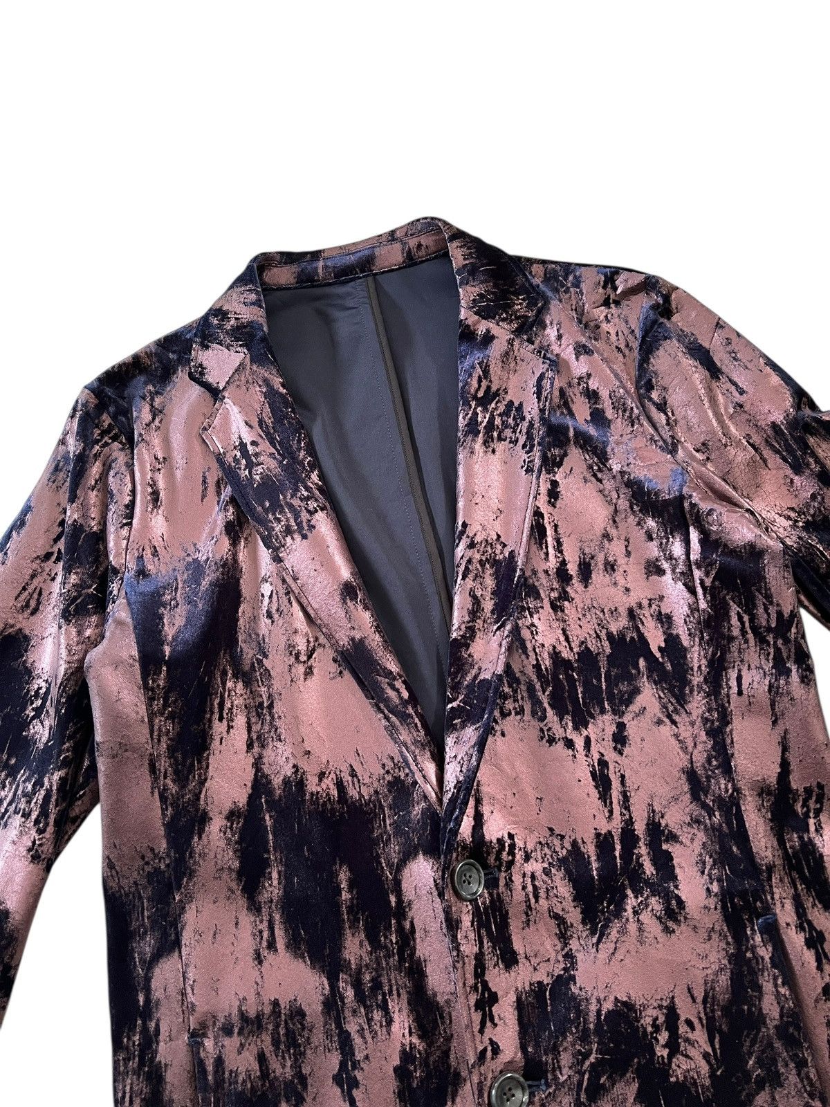 Tornado Mart Tornado Mart Coated Velvet Long Coat Size US M / EU 48-50 / 2 - 6 Thumbnail