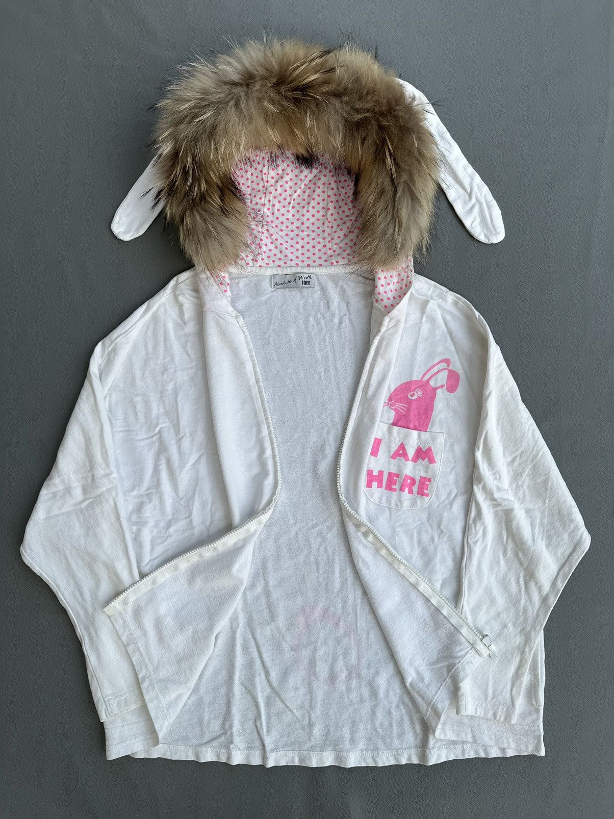 Beauty Beast ABSOLUTE OF WORTH JOFF RABBIT ZIP FUR HOODIE IFSIX LGB STYLE Size XXL / US 16-18 / IT 52-54 - 6 Thumbnail