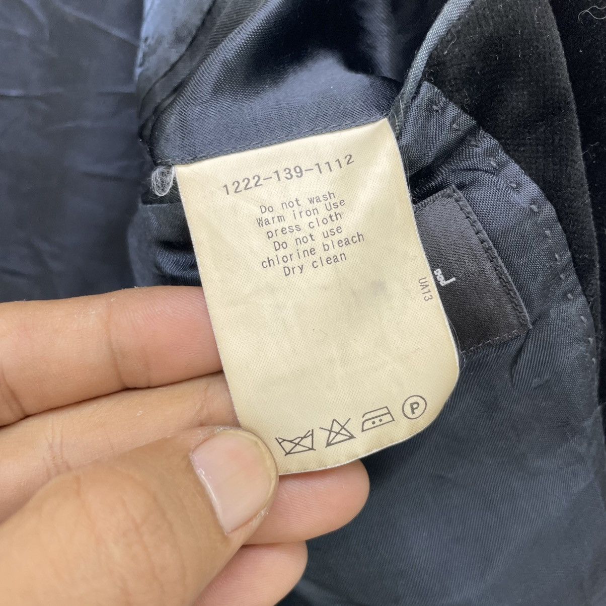 Japanese Brand 💥United Arrow Blue Label Velvet Single Button Jacket Size US M / EU 48-50 / 2 - 6 Thumbnail