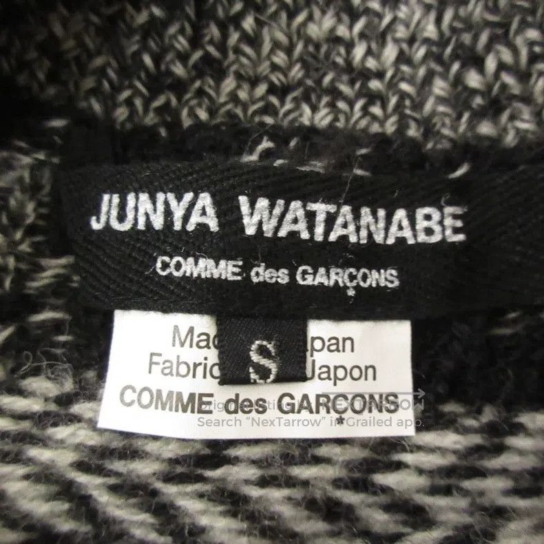 Junya Watanabe Junya Watanabe Rose Jacquard Long Sleeve Wool Knit Size S / US 4 / IT 40 - 8 Thumbnail
