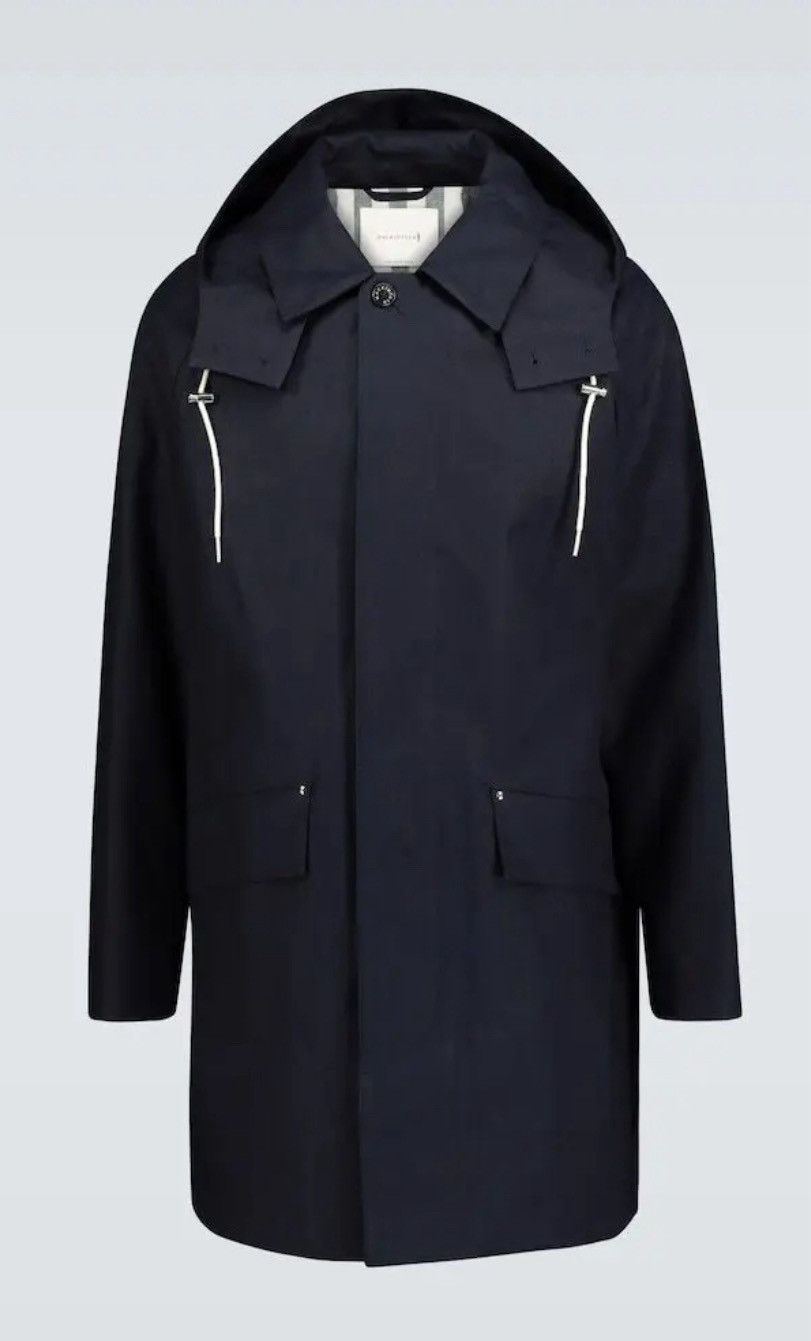 Mackintosh dark navy detachable hood raincoat Size US M / EU 48-50 / 2 - 1 Thumbnail