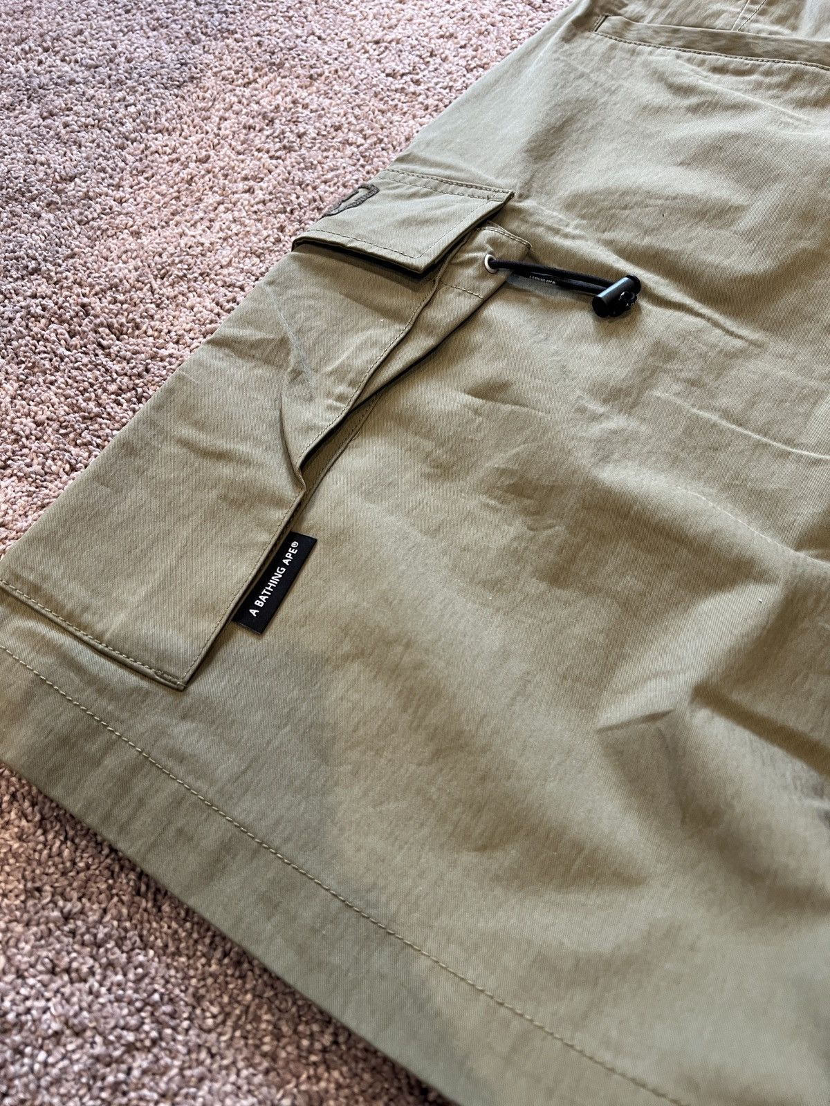 Bape Wide Cargo Shorts Size US 30 / EU 46 - 7 Thumbnail