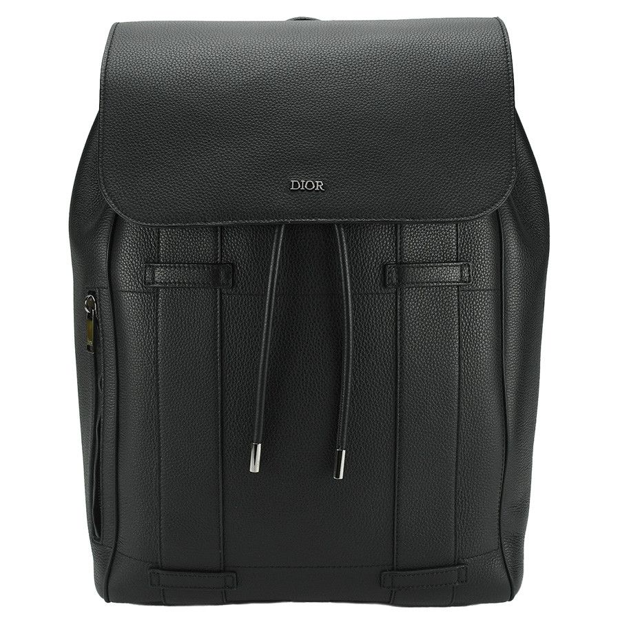 image of Dior Backpack Rucksack Silver Metal Fittings Black, Women's