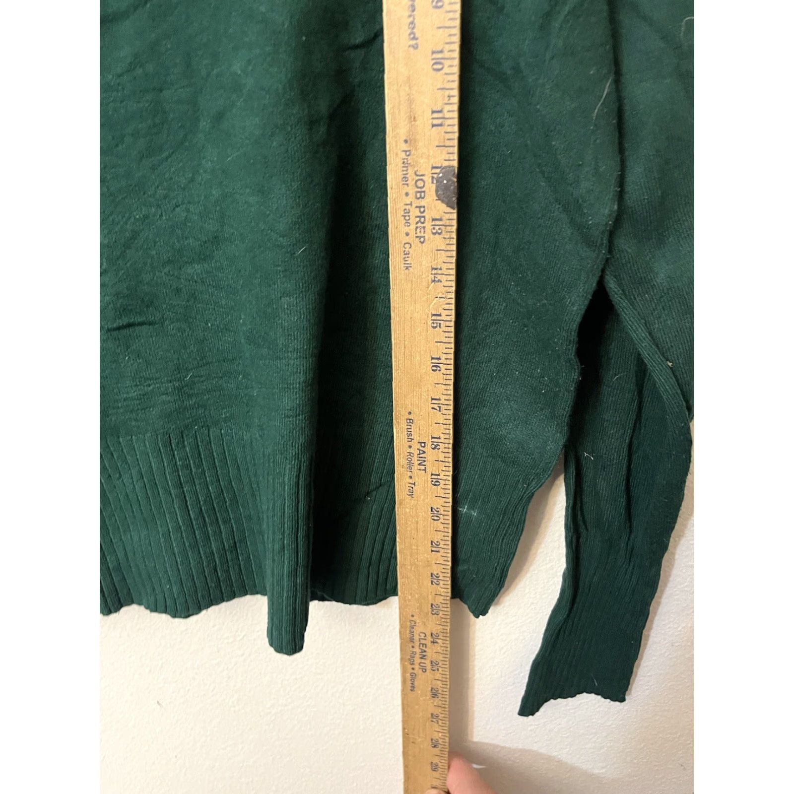 French Connection French Connection Turtleneck Neck Sweater Acrylic Blend Green Size Medium Women Pullover Roll Neck All Seasons Lightweight Winter Casual Size M / US 6-8 / IT 42-44 - 5 Thumbnail