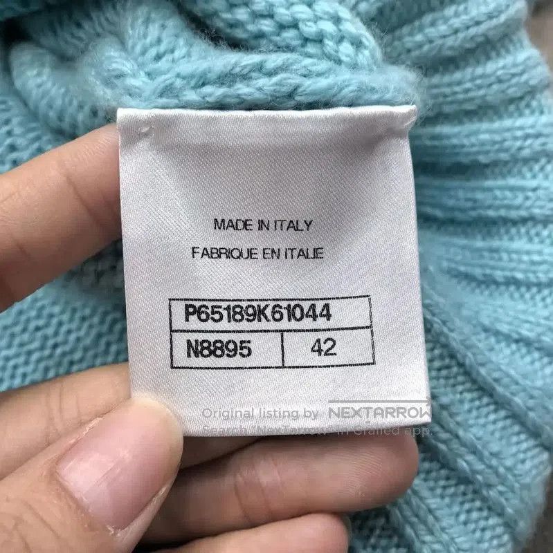 Chanel Chanel Blue Cashmere Sweater for Women . Size XL / US 12-14 / IT 48-50 - 4 Thumbnail