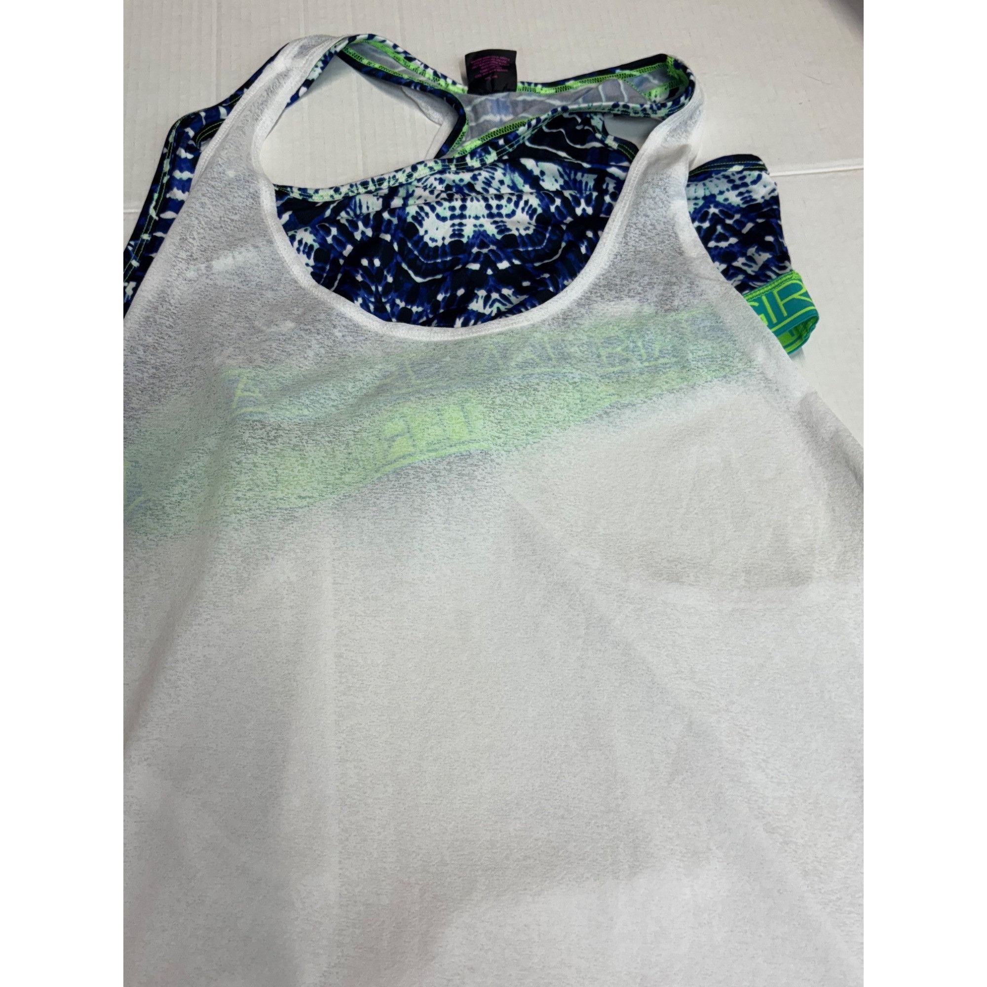 Other Material Girl Active Juniors' Layered-look Tank Top/ Bra Com Size XXL / US 16-18 / IT 52-54 - 5 Thumbnail