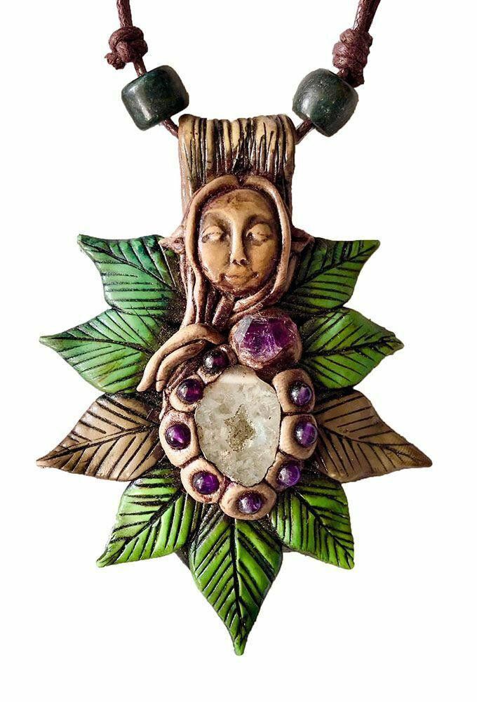 Designer New Brown Artisan Hand Made Fairy Necklace Size ONE SIZE - 3 Thumbnail
