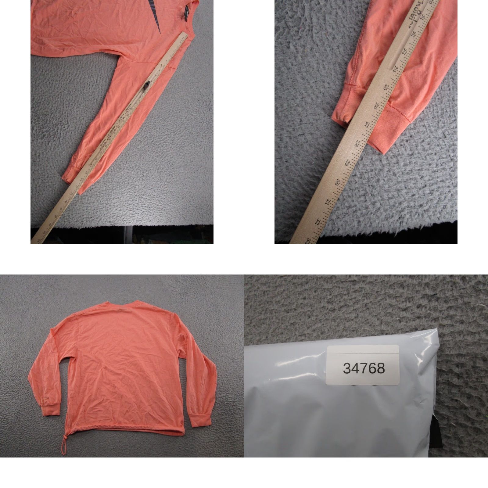 Nike Nike Women Shirt L Orange Logo Swoosh Long Sleeve Pullover DC5294 Size L / US 10 / IT 46 - 8 Thumbnail