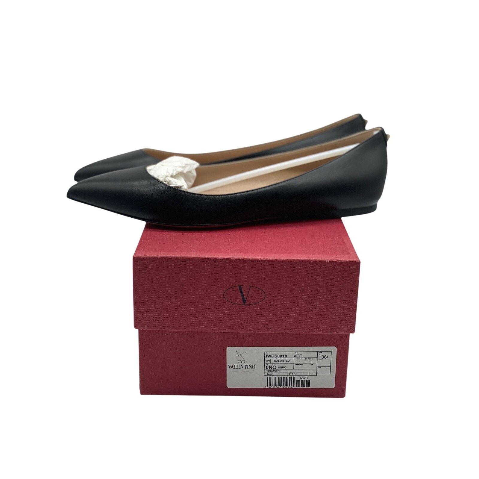 Valentino Valentino Garavani “One Rockstud” Ballet Flats Size 36 EU Size US 6 / IT 36 - 5 Thumbnail