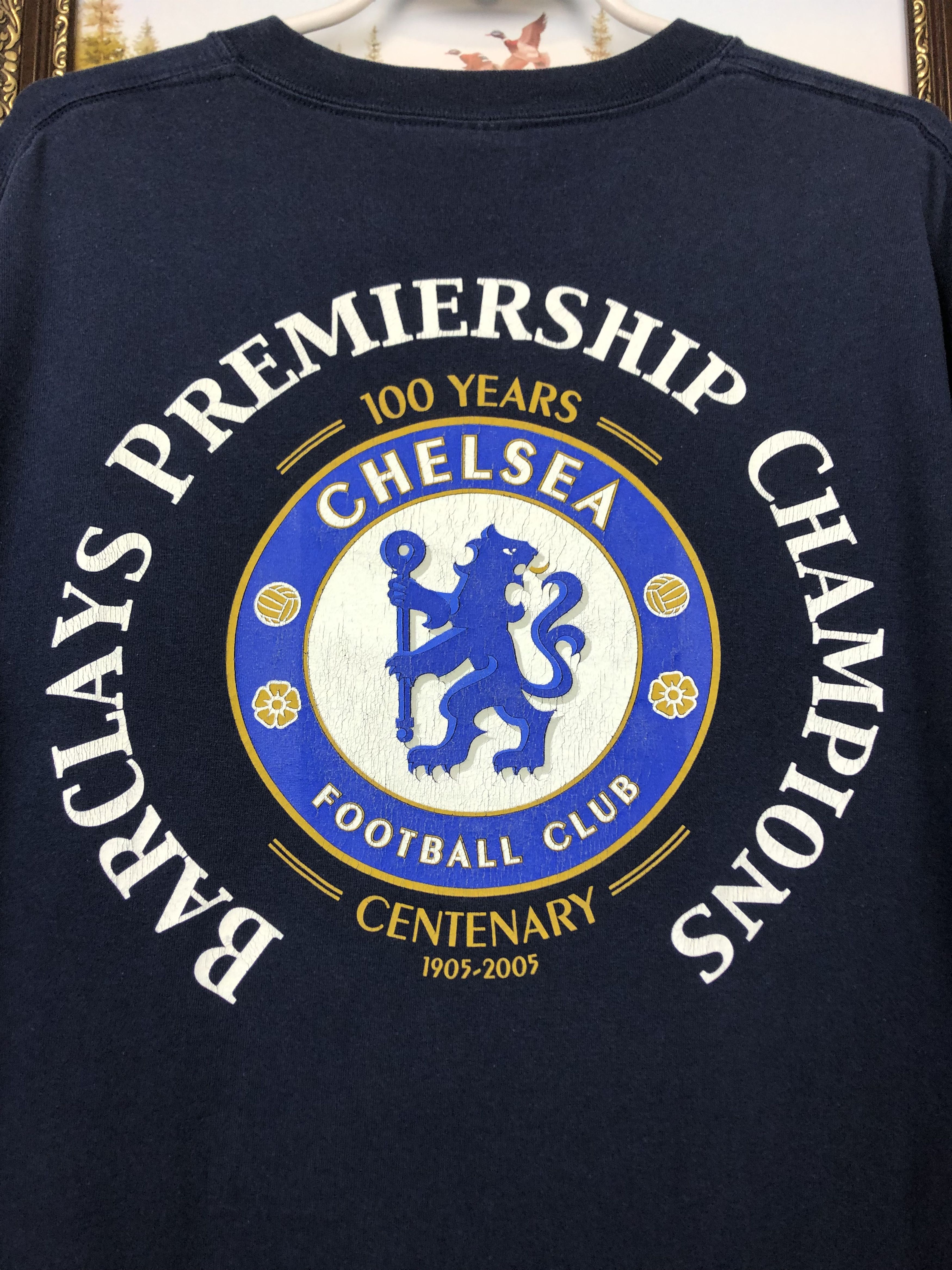Vintage Vintage Chelsea Champions Football Shirt Over Print Tee Size US L / EU 52-54 / 3 - 11 Thumbnail