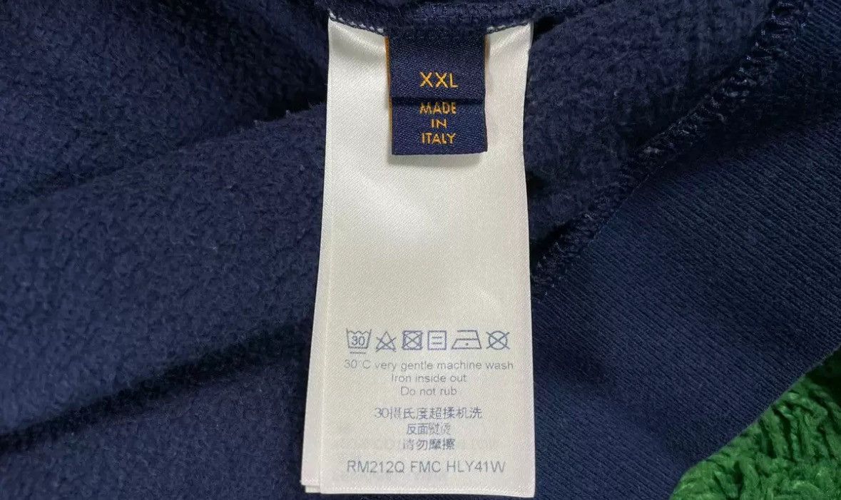 Louis Vuitton Louis Vuitton LV deep blue continuous viewing hoodie Size US XXL / EU 58 / 5 - 6 Thumbnail