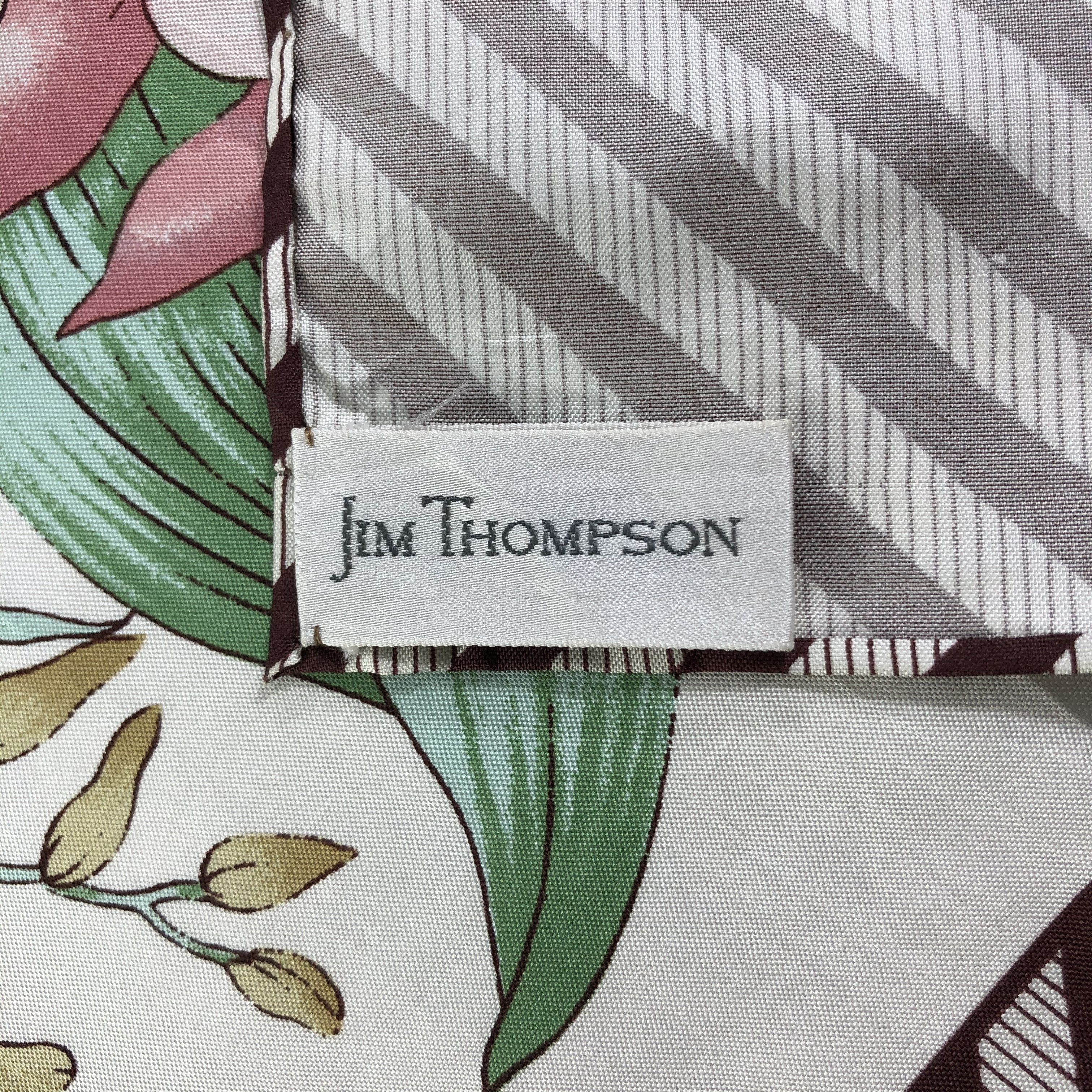 Jim Thompson Vintage Jim Thompson Silk Scarf Size ONE SIZE - 5 Thumbnail