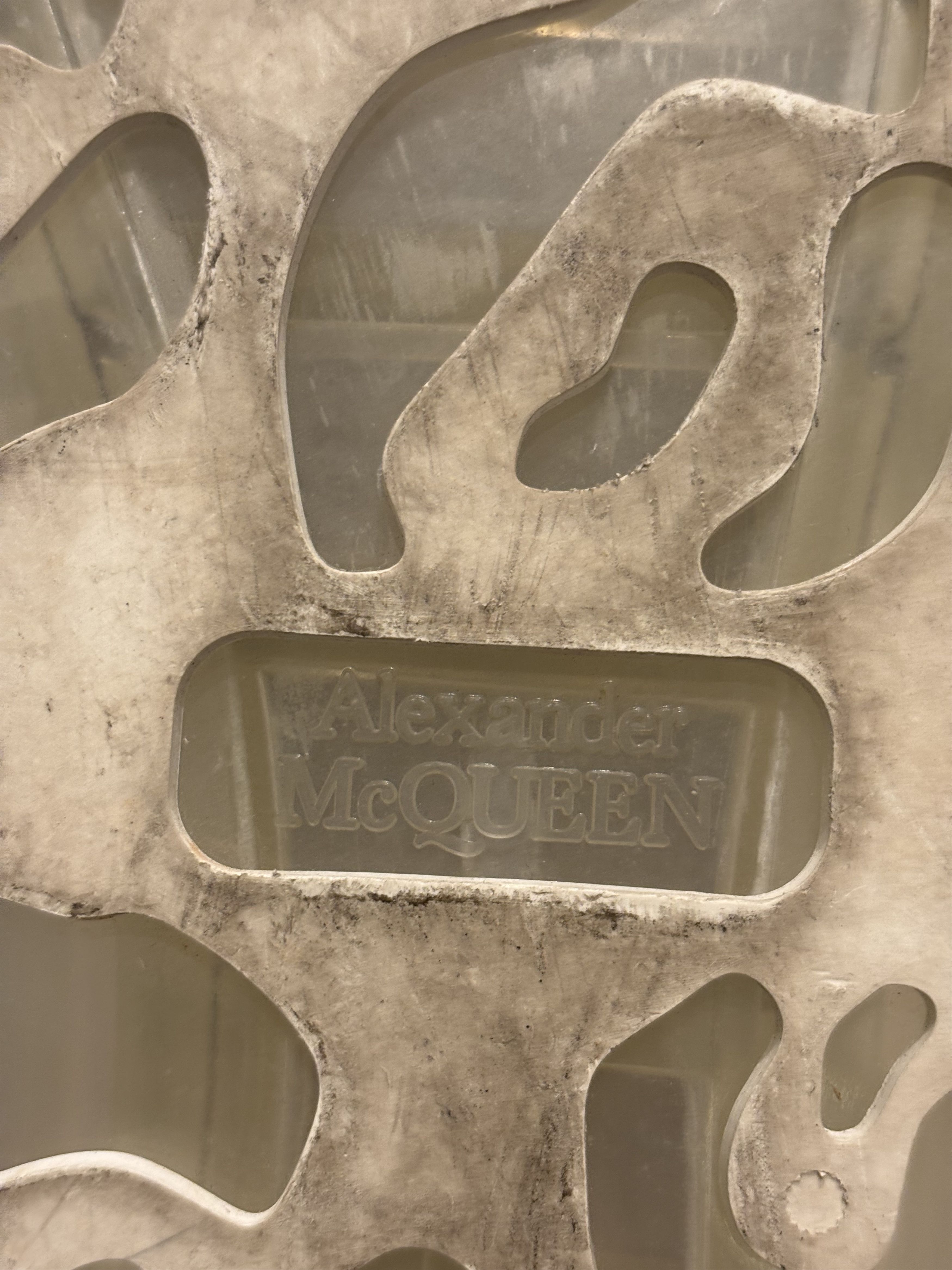 Alexander McQueen Basket de luxe Alexander McQueen oversize blanc et bleu Size US 10.5 / EU 43-44 - 19 Thumbnail