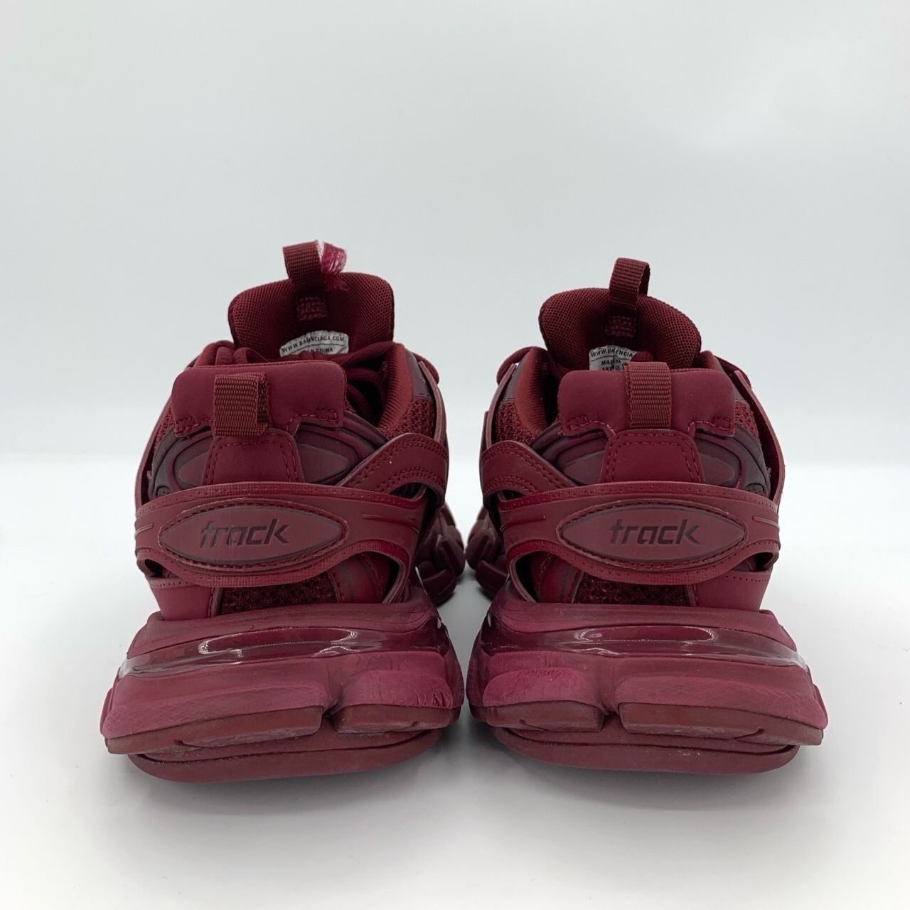 Balenciaga Balenciaga Track Sneakers Mens Size 9 Burgundy Mesh & Rubber Size US 8 / IT 38 - 4 Thumbnail