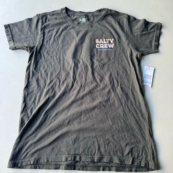 Other NWT SALTY CREW SUMMERTIME BOYFRIEND CHARCOAL T-SHIRT SZ S Size S / US 4 / IT 40 - 6 Thumbnail