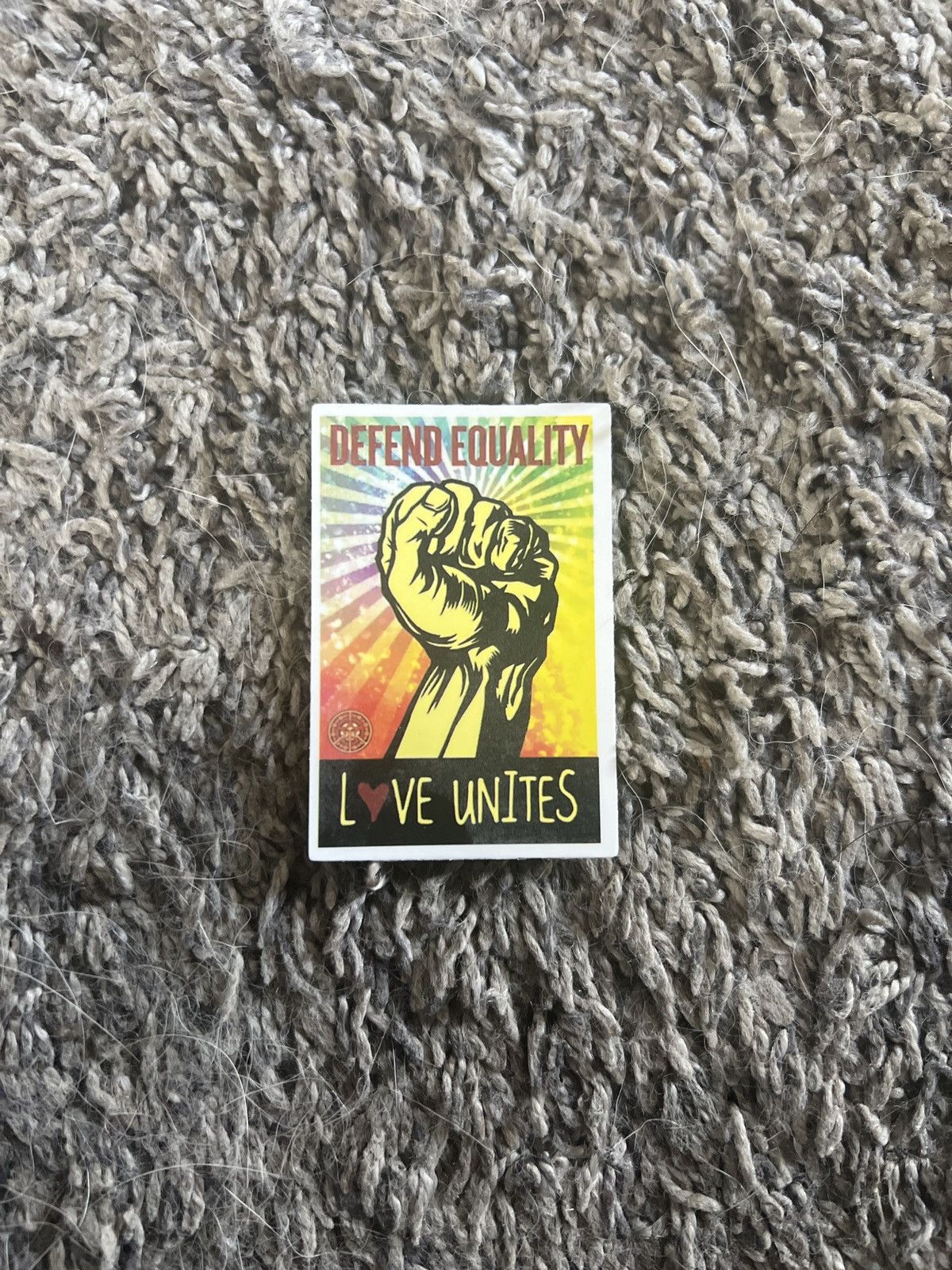 Hypebeast Defend Equality Love Unites Sticker Size ONE SIZE - 1 Thumbnail