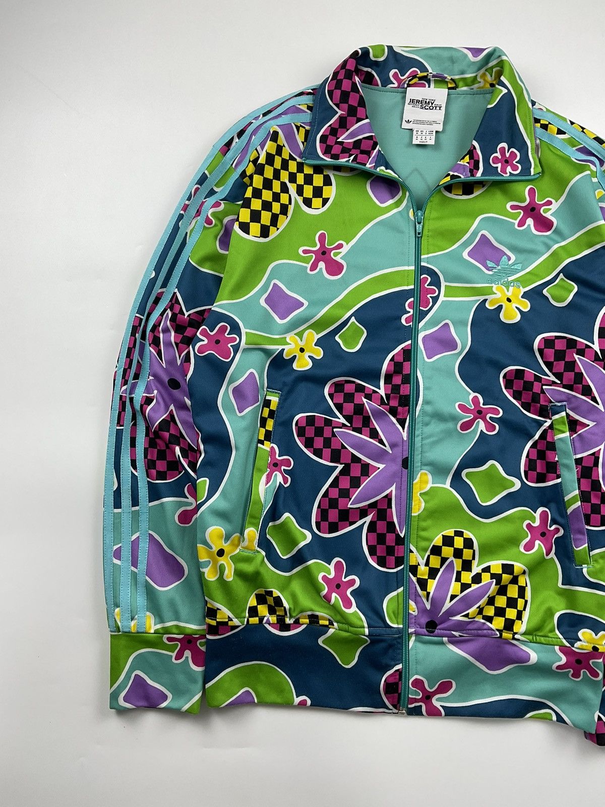 Adidas × Jeremy Scott Adidas x Jeremy Scott Floral Track Jacket Size US M / EU 48-50 / 2 - 3 Thumbnail