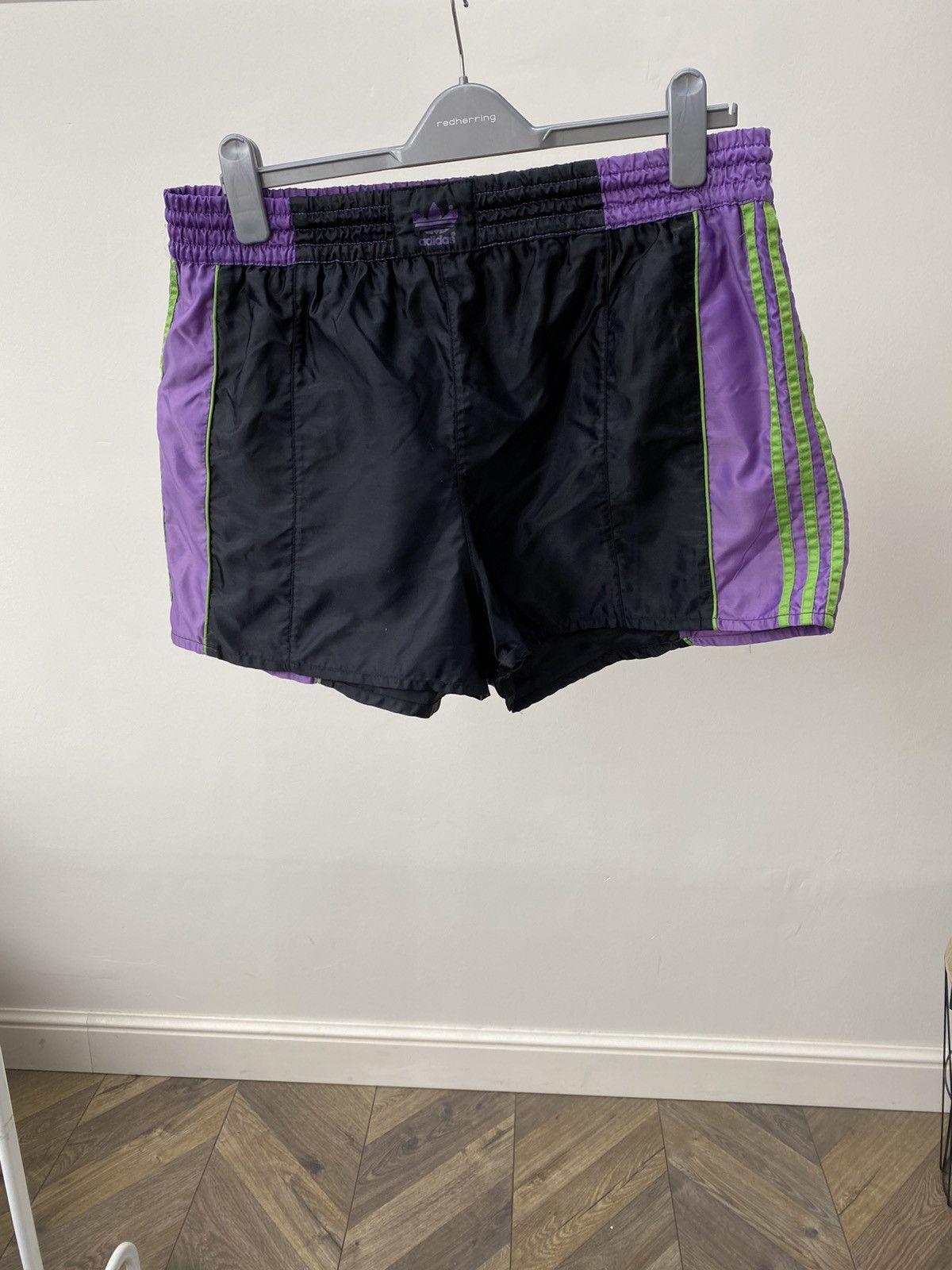 Adidas Adidas 90s Vintage Nylon Cargo Shorts Size US 33 - 1 Thumbnail