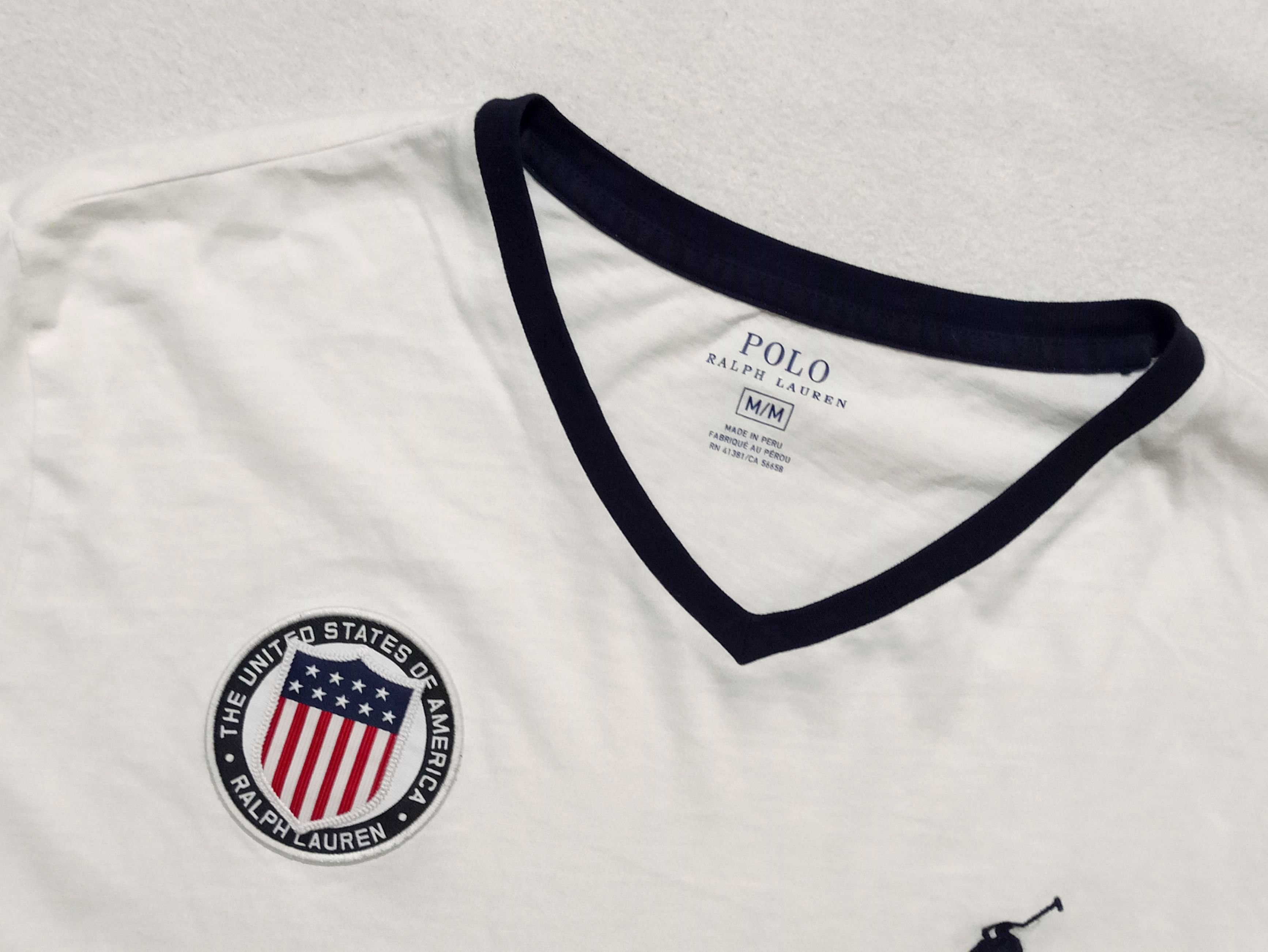 Polo Ralph Lauren USA Polo Ralph Lauren T-shirt Size US M / EU 48-50 / 2 - 2 Thumbnail