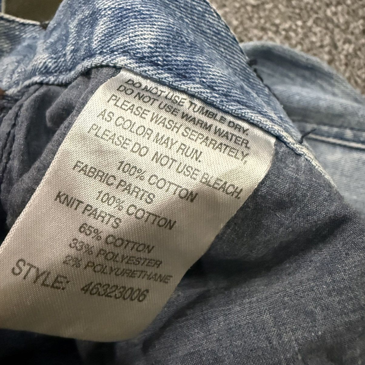14th Addiction 🔥Japanese Double Layer Ttu Knit Distressed Denim y2k Style Size US 30 / EU 46 - 18 Thumbnail
