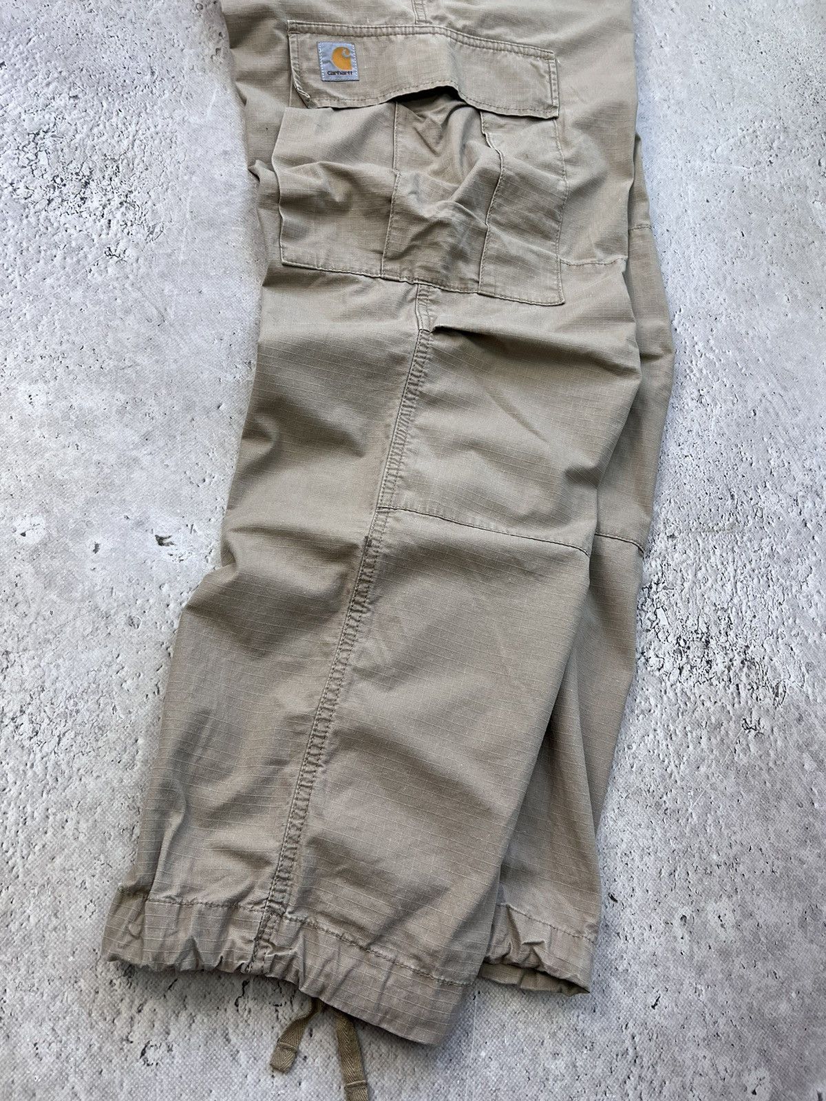 Carhartt × Vintage Vintage Y2K pants Carhartt Wip cargo Baggy watanage faded Size US 34 / EU 50 - 11 Thumbnail