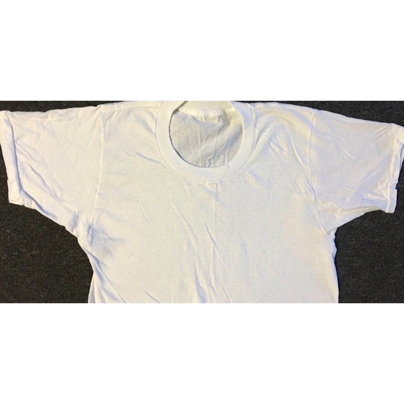 Vintage Vtg 80s Faded Shirt S USA Grunge Biker Punk Skate Surf Trucker Track PE 70s Shirt Mens S White 90s Grunge Punk Trucker US Size US S / EU 44-46 / 1 - 4 Thumbnail