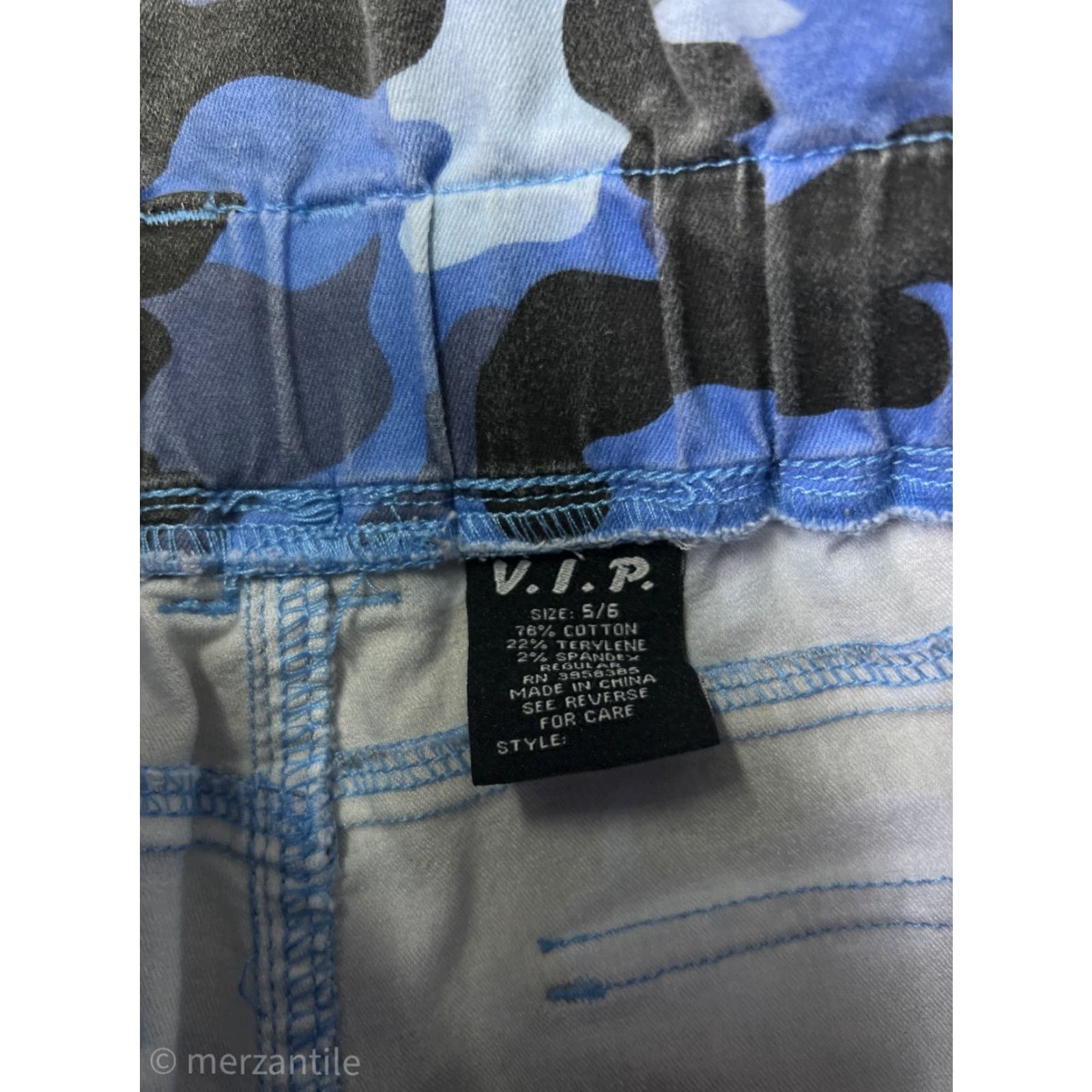 Vintage VIP Jeans Jeans Womens 5 Blue Denim Jogger Camouflage 5-Pocket Design High Rise Cotton Blend Ramie Blend Cargo Size 27" / US 4 / IT 40 - 3 Thumbnail