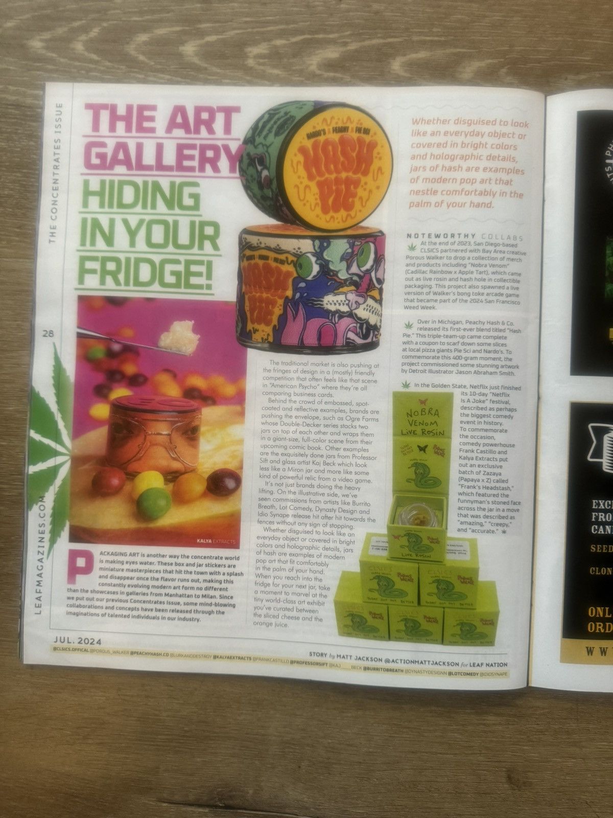 Dazed Magazine California Leaf The Concentrates Issue Magazine (High Times) Size ONE SIZE - 7 Thumbnail