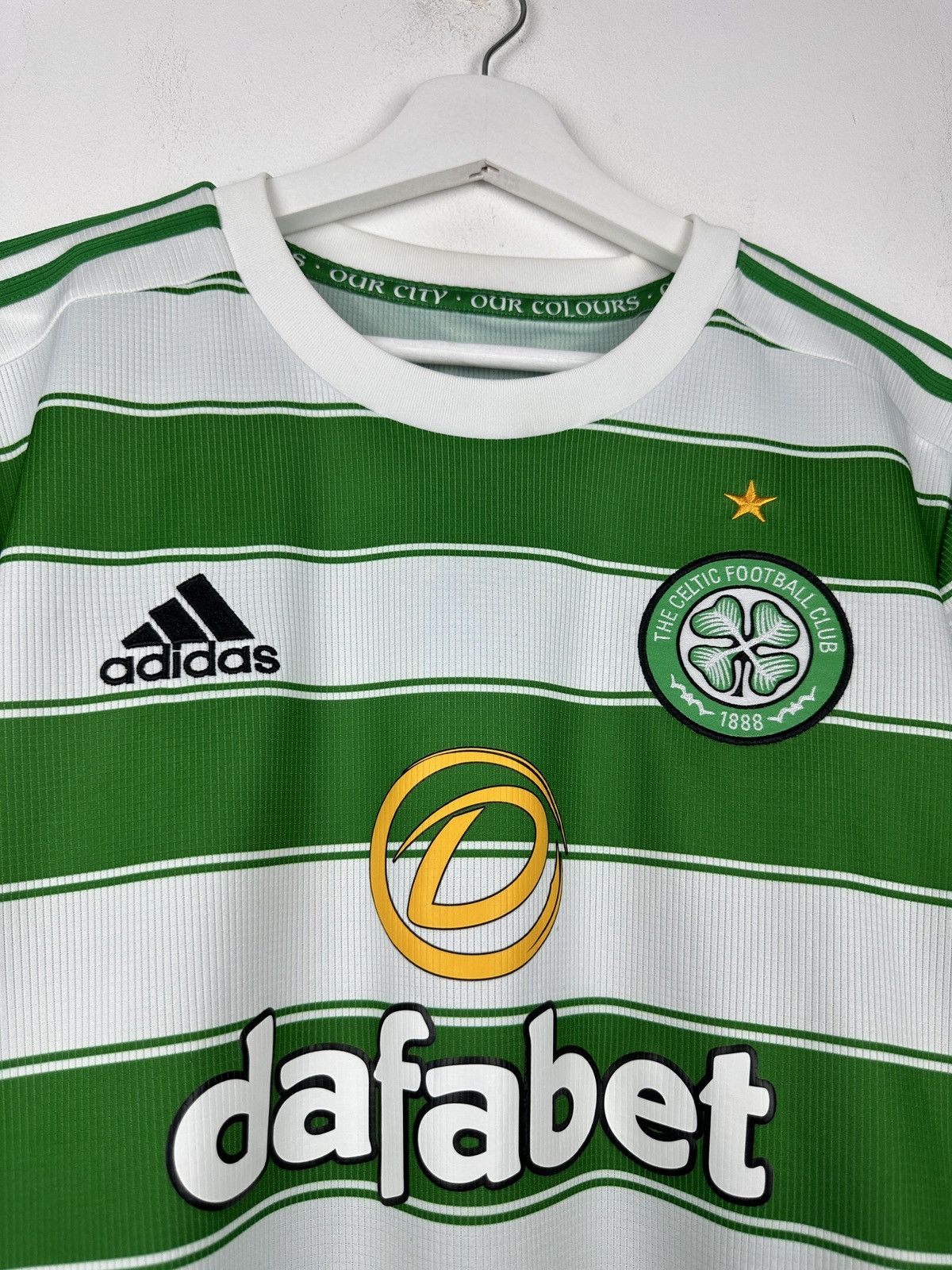 Adidas Celtic 2021 Home Soccer Jersey Football Shirt Size US M / EU 48-50 / 2 - 3 Thumbnail