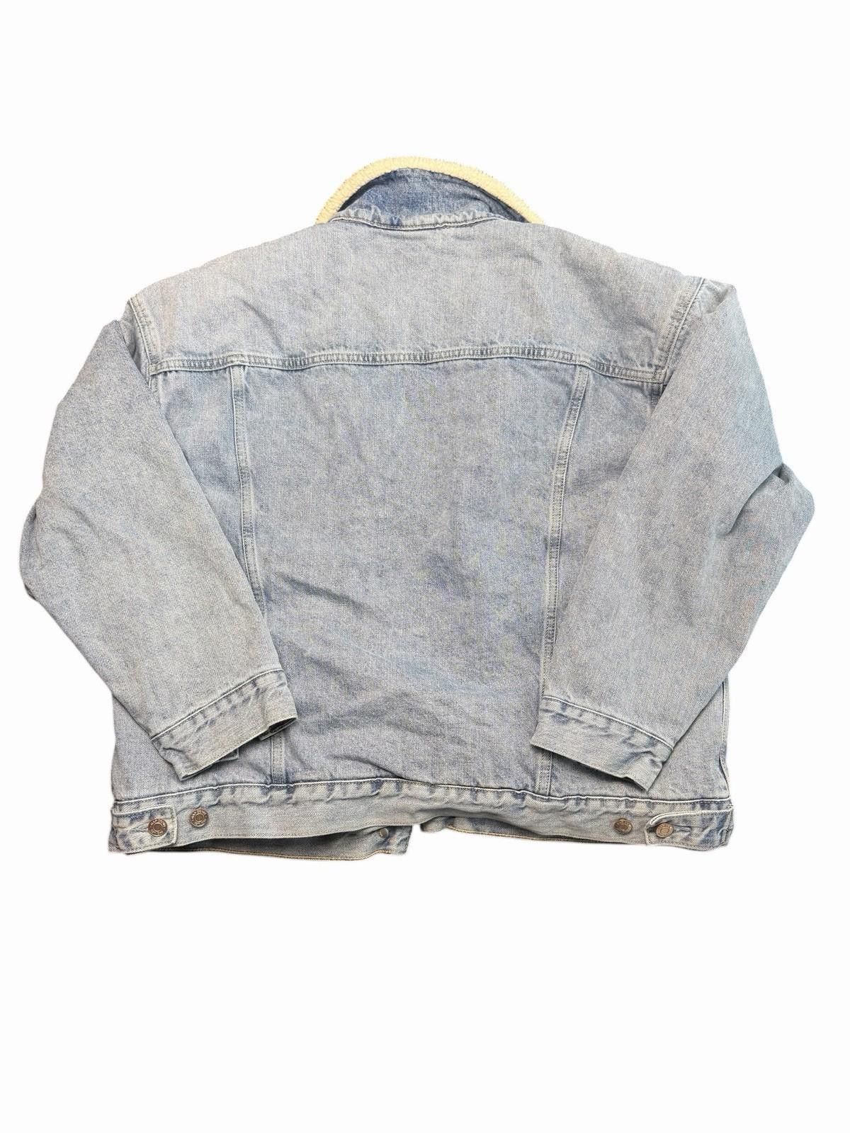 Gap Gap Light wash Denim Jacket Sherpa Fleece Lined Jacket L Size US L / EU 52-54 / 3 - 3 Thumbnail