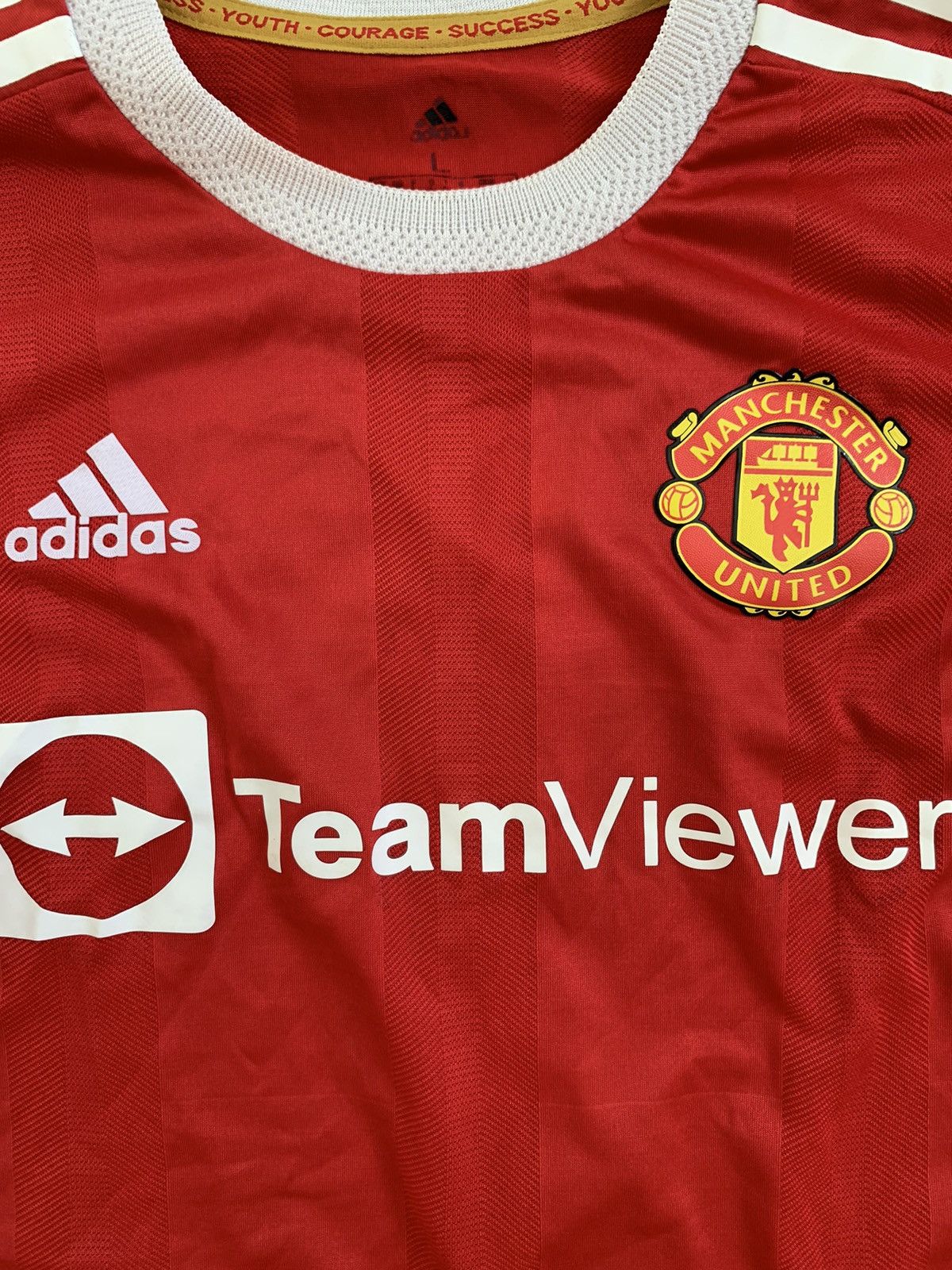Adidas Adidas Manchester United Ronaldo 7 soccer jersey T shirt Size US L / EU 52-54 / 3 - 4 Thumbnail