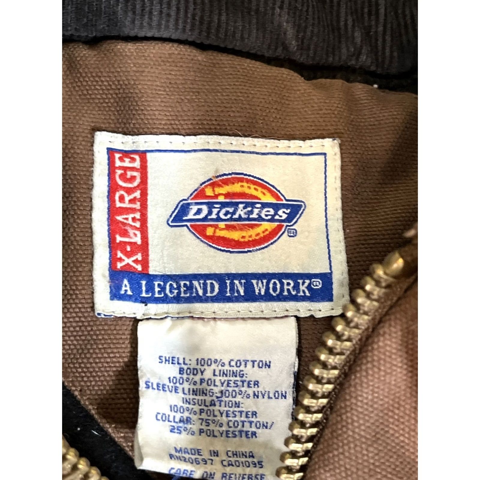 Dickies VINTAGE Dickies Barn Chore Coat Jacket Plaid Lined Corduroy Collar USA 90s XL Size US XL / EU 56 / 4 - 4 Thumbnail