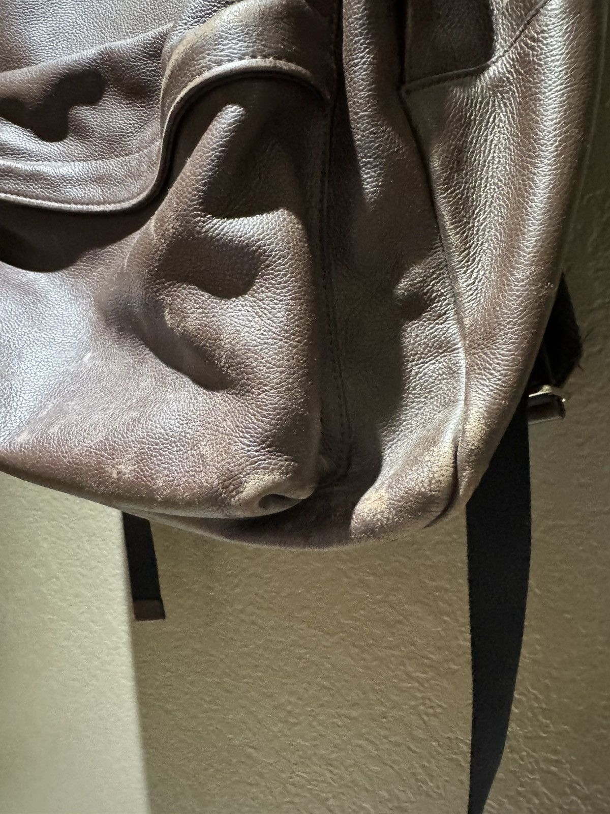 Coach 2000s Vintage Coach Leather Backpack Brown Worn Scuffs Size ONE SIZE - 4 Thumbnail