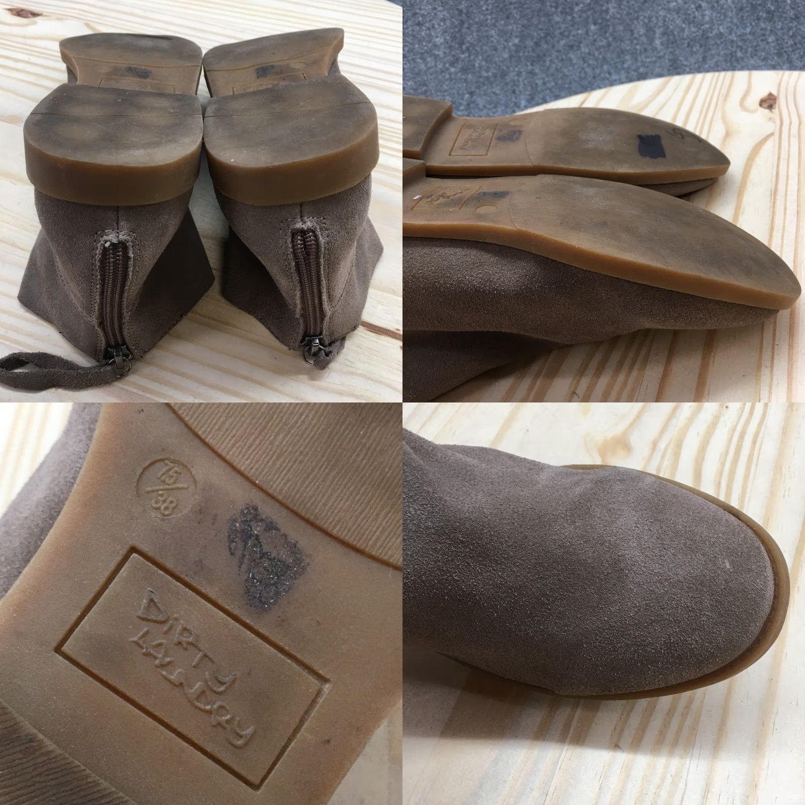 Chinese Laundry Dirty Laundry Chinese Laundry Boots Women Karate Chop Bootie Brown Ankle 7.5 Boots Women's Brown Ankle Boots Retro Modern Style Shoes Size US 8 / IT 38 - 9 Thumbnail