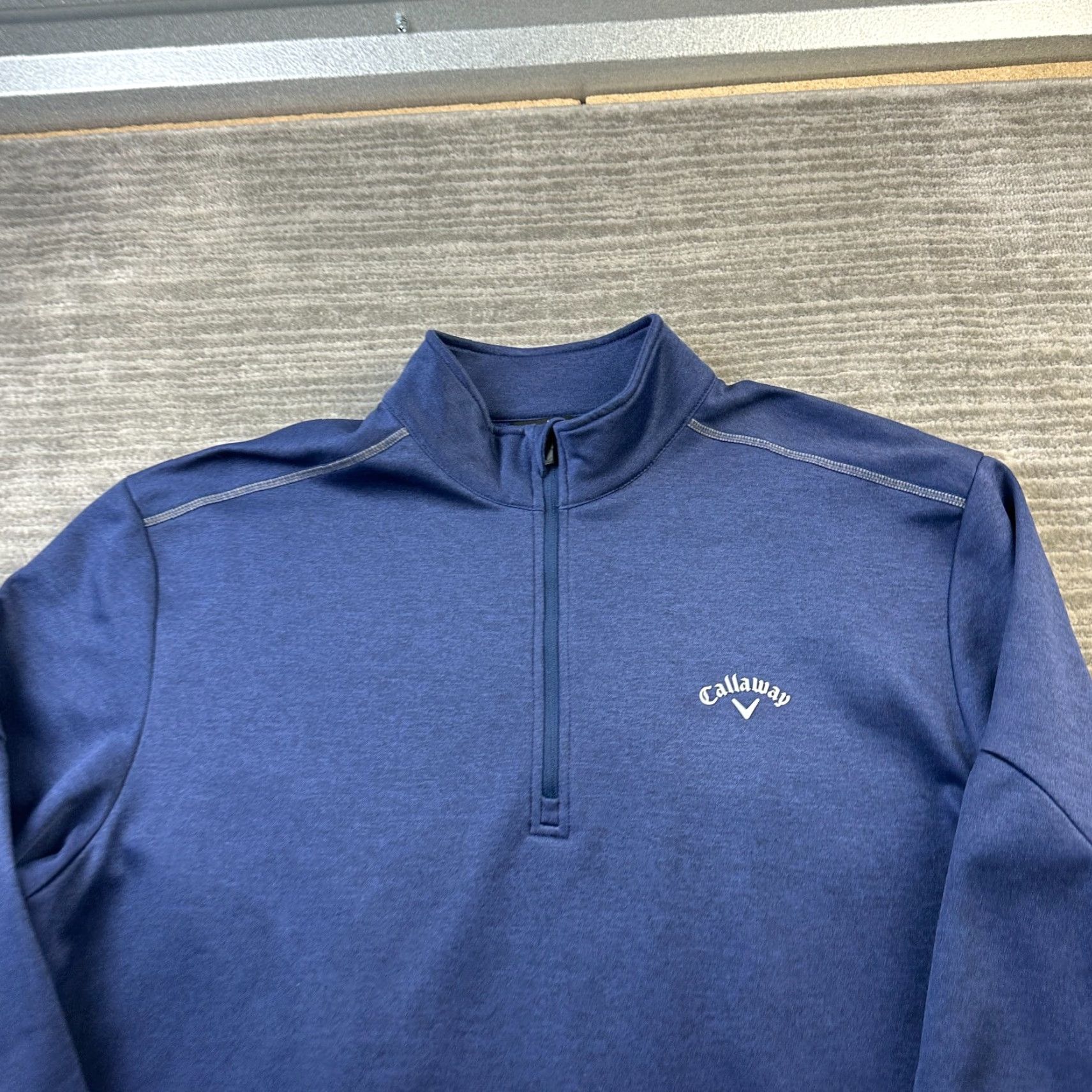 Callaway Callaway Sweater Mens XL Blue Half Zip Golf Performance Pullover Size US XL / EU 56 / 4 - 3 Thumbnail