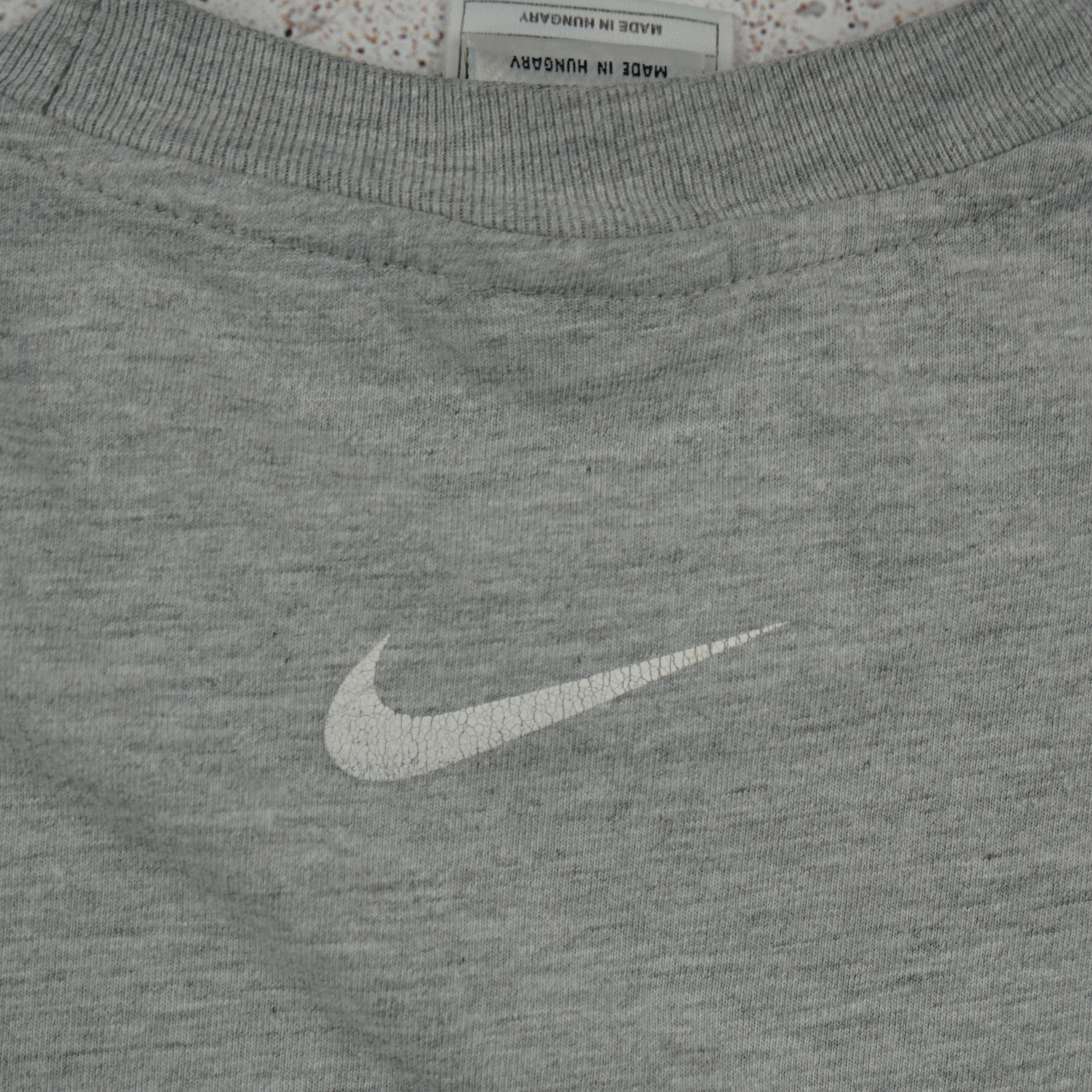 Nike × Vintage Vintage 1990s Nike Center Logo Swoosh T-Shirt Size US M / EU 48-50 / 2 - 7 Thumbnail