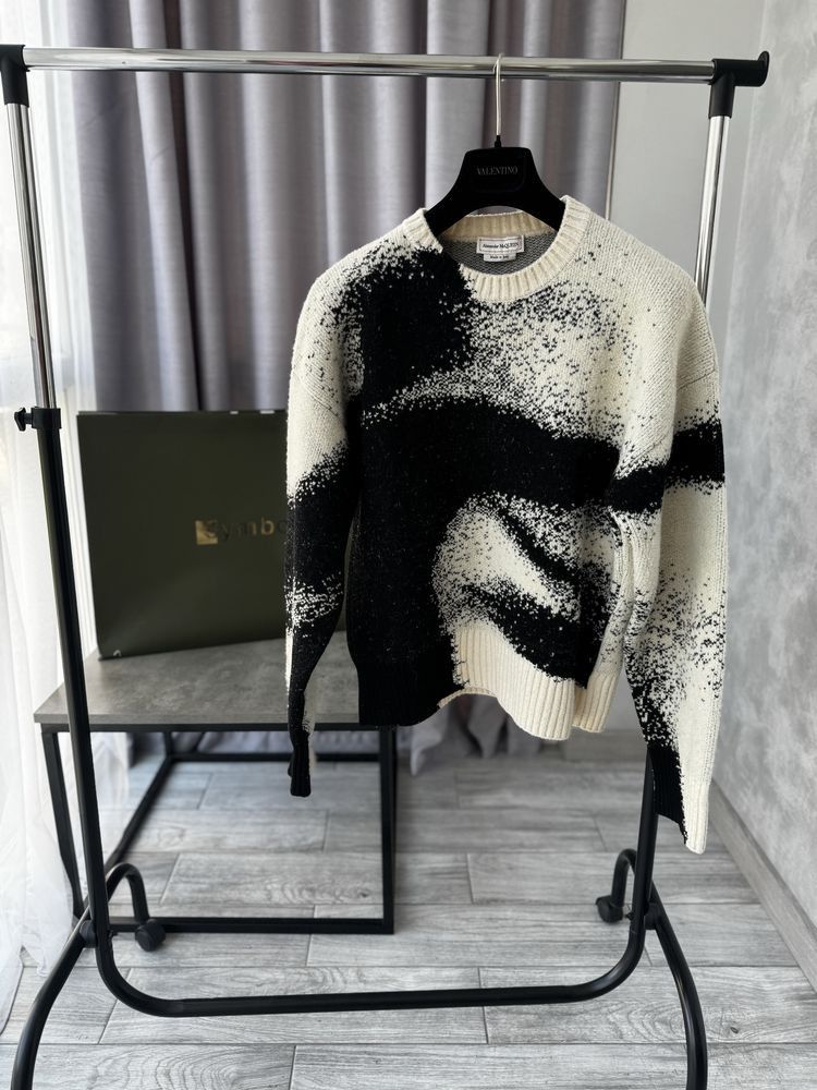 Alexander McQueen Alexander McQueen Wool Graffiti Sweater Size US M / EU 48-50 / 2 - 2 Thumbnail